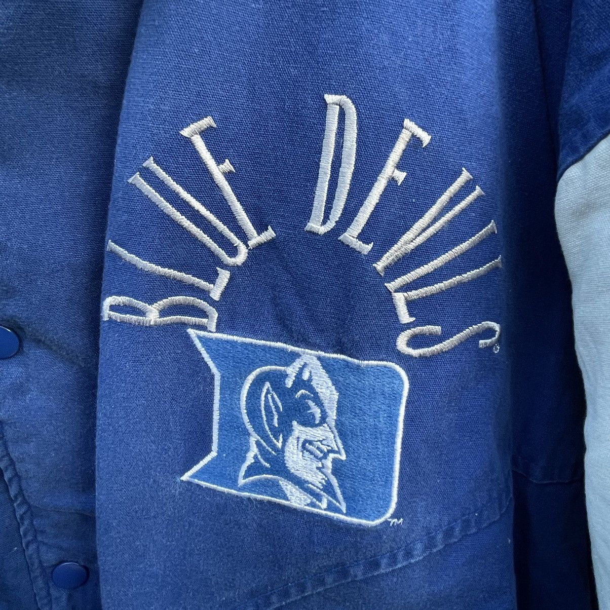 Japanese Brand × Vintage Vintage 90’s Blue Devils University Bomber Size US XL / EU 56 / 4 - 6 Thumbnail