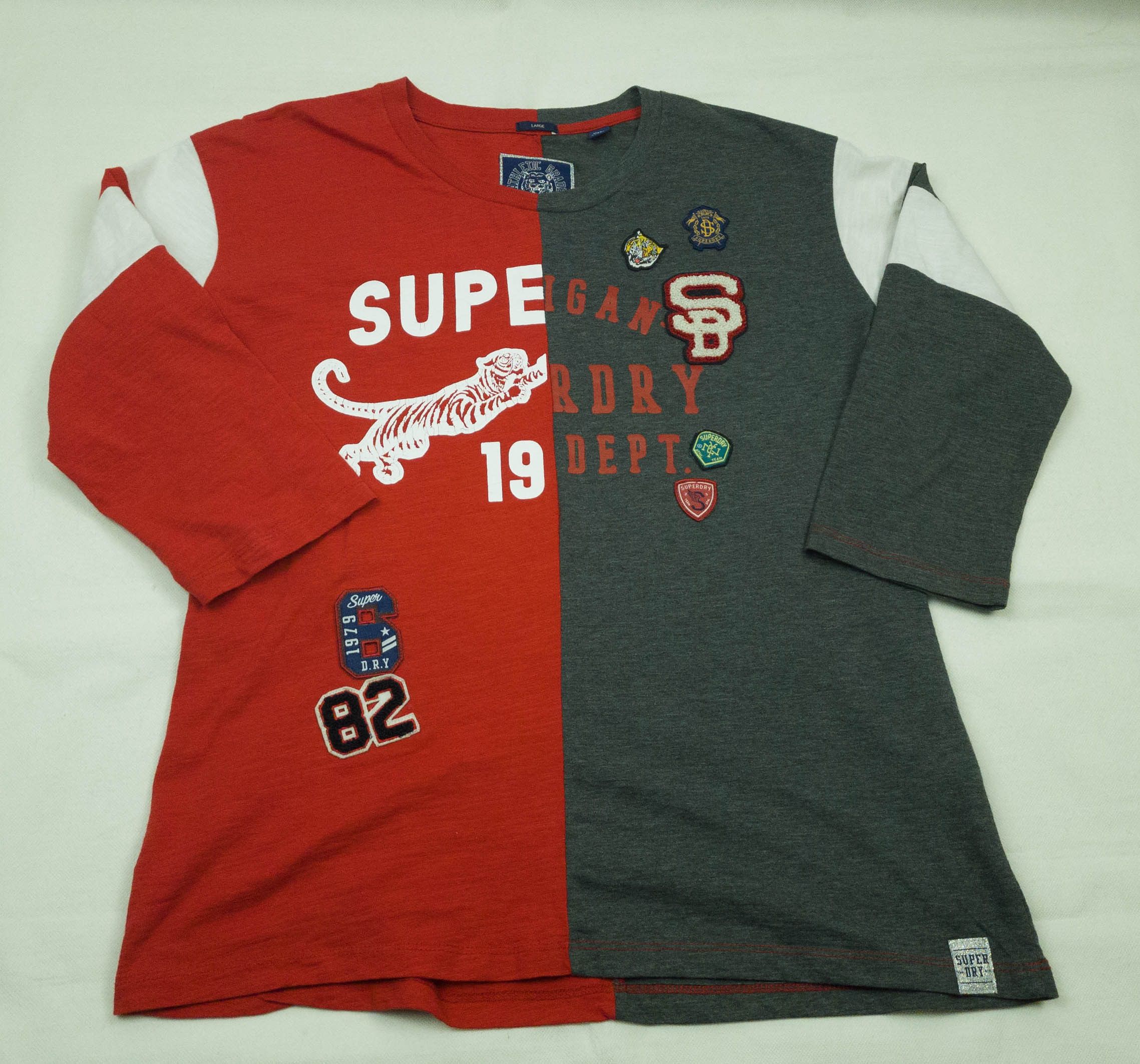 Superdry Superdry womens top 3/4 sleeve cotton size L vgc Size L / US 10 / IT 46 - 3 Thumbnail