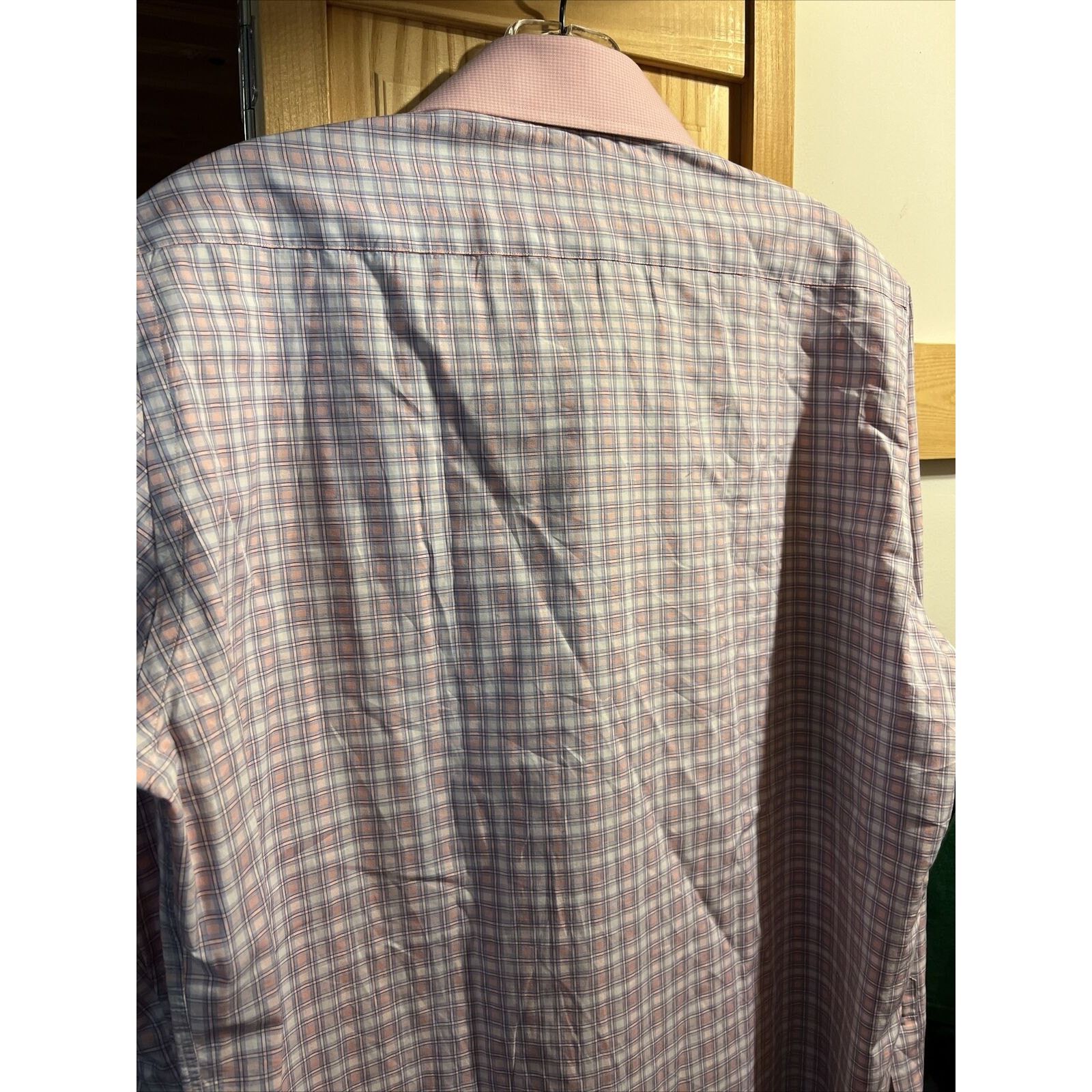 Robert Graham Robert Graham Men’s M 15.5 39 Pink Check Button Cotton Shirt Size US M / EU 48-50 / 2 - 15 Thumbnail