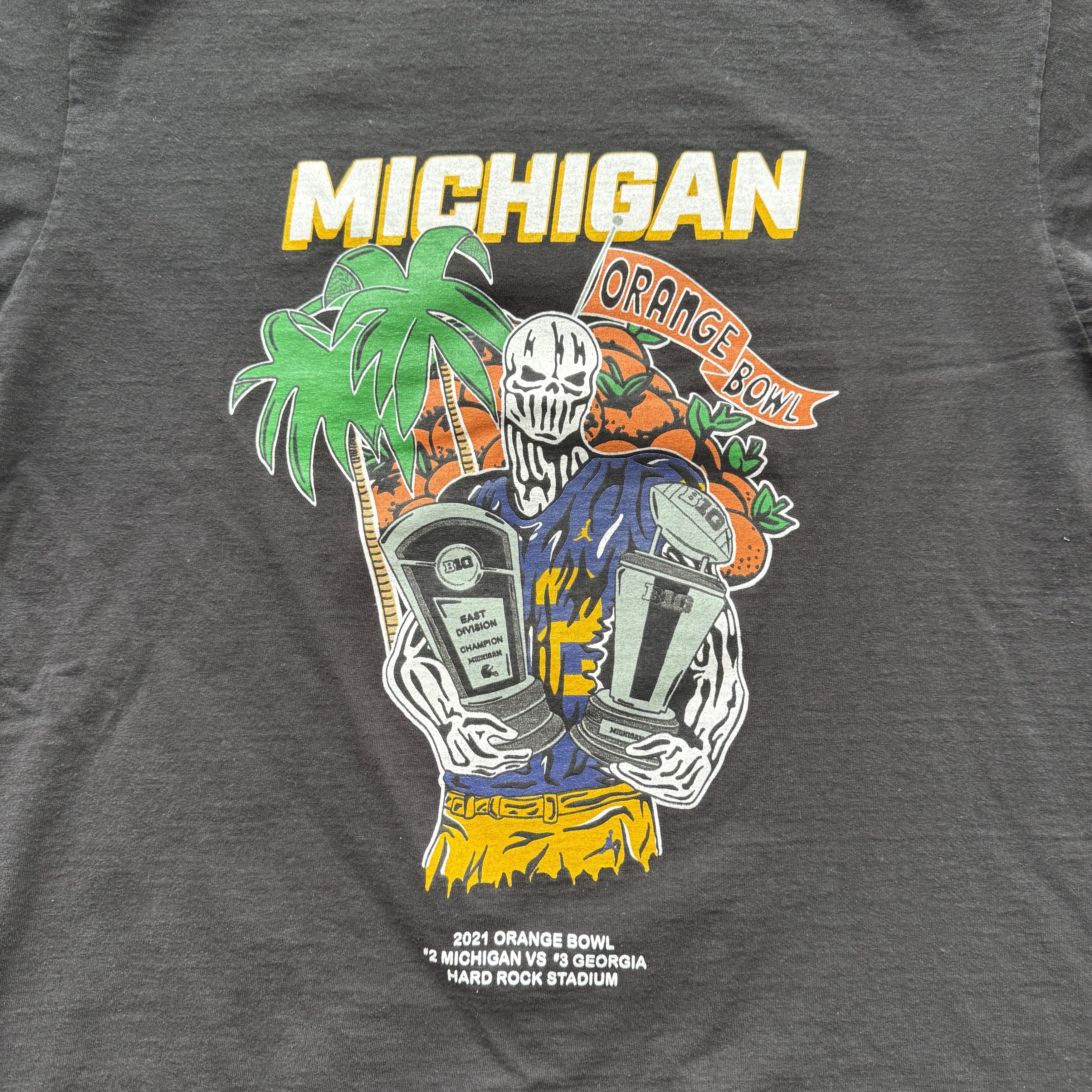 NCAA 2021 University of Michigan Orange Bowl T Shirt Size US XL / EU 56 / 4 - 2 Thumbnail