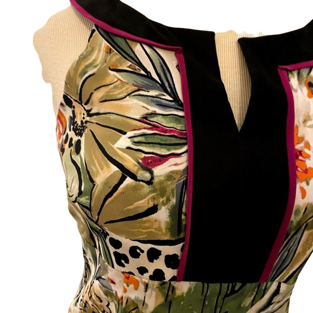Alyx Alyx Limited Women's Size 10 Green Pink Tan Floral Print Sle Size L / US 10 / IT 46 - 2 Thumbnail
