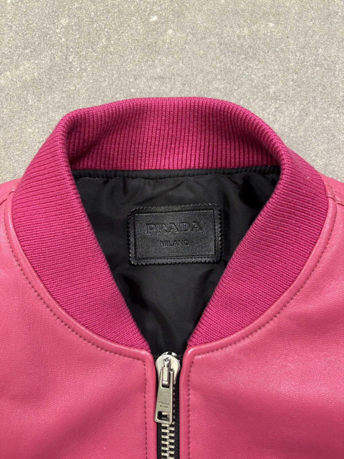 Prada Prada Enameled Metal Triangle Bomber Jacket (2021) Size US M / EU 48-50 / 2 - 10 Thumbnail
