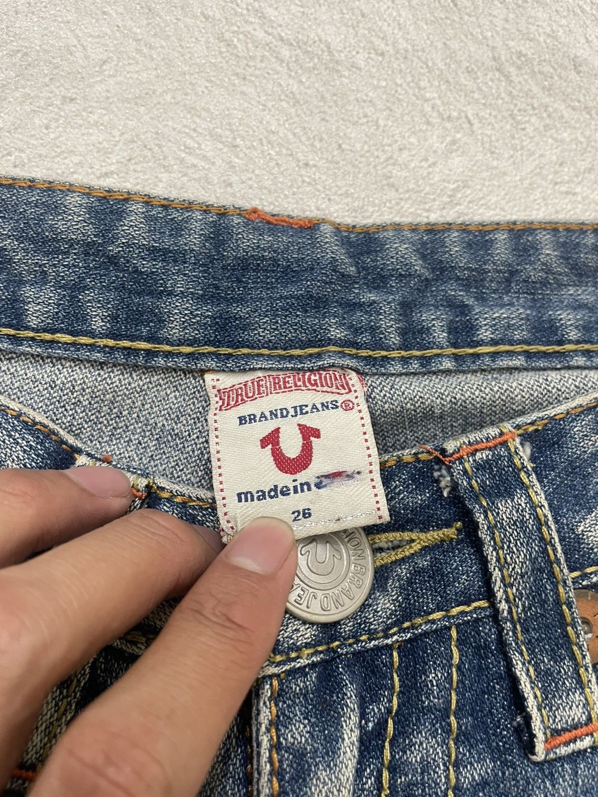 Diesel 2000s True Religion Flare Denim Ripped Bootcut Y2K Ifsix LGB Size 27" / US 4 / IT 40 - 6 Thumbnail