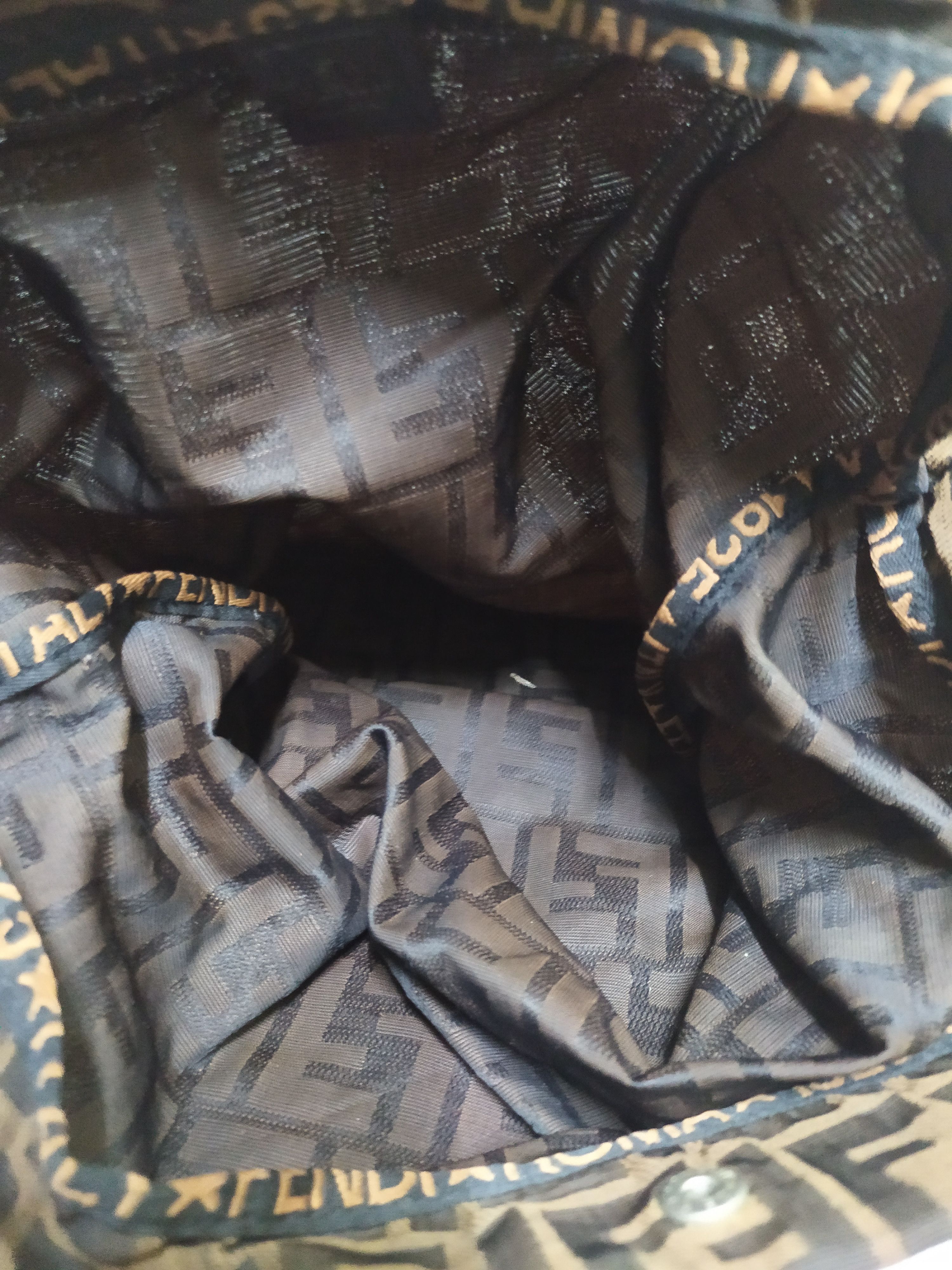 Fendi FENDI Zucca Canvas Leather Tote Bag Size ONE SIZE - 8 Thumbnail