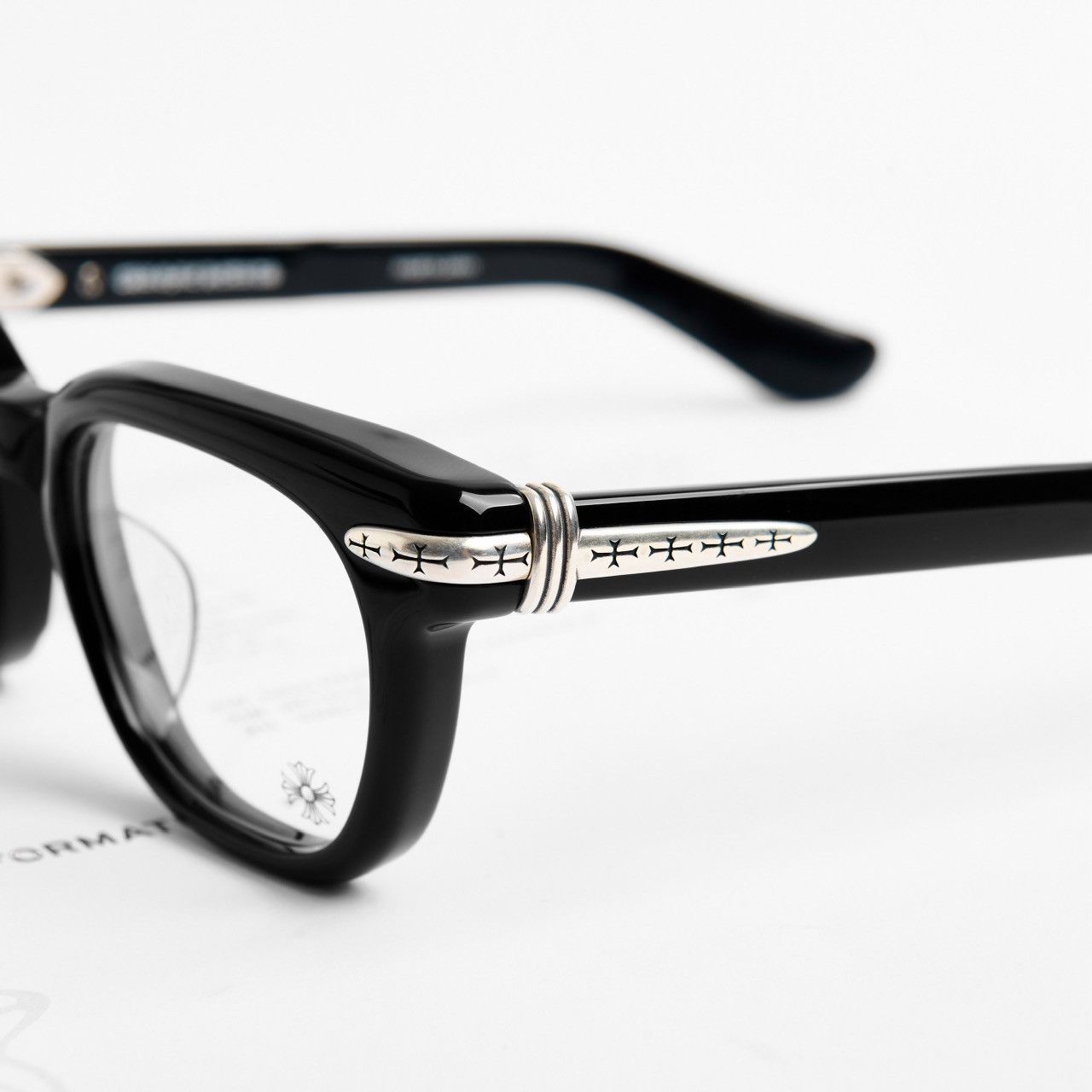 Chrome Hearts CHROME HEARTS DRIPPIN BLACK GLASSES Size ONE SIZE - 3 Thumbnail