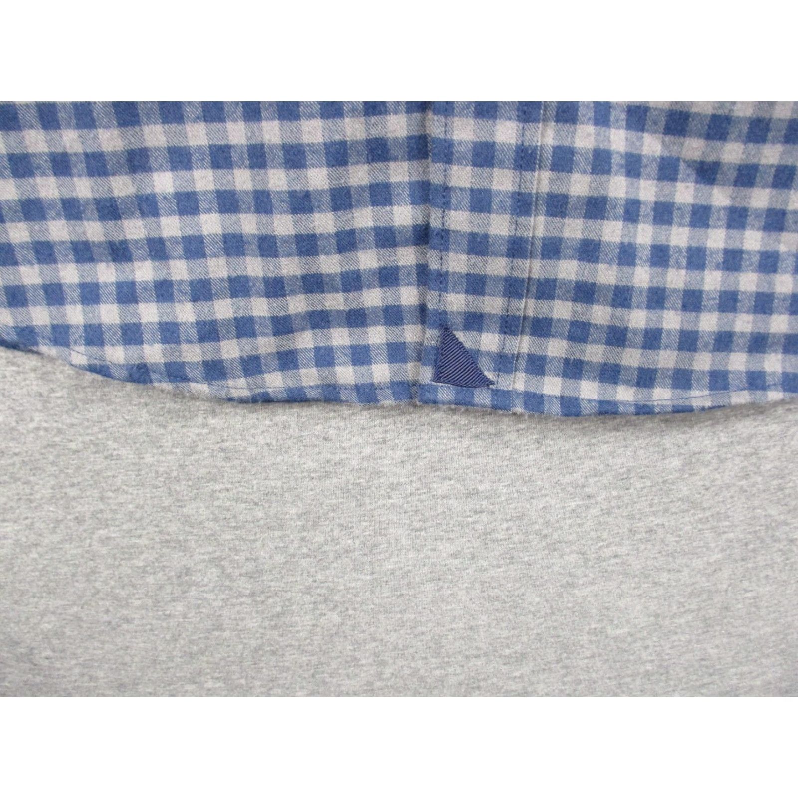 UNTUCKit UNTUCKit Bordales Shirt Large Mens Blue Check Long Sleeve Size US L / EU 52-54 / 3 - 5 Thumbnail
