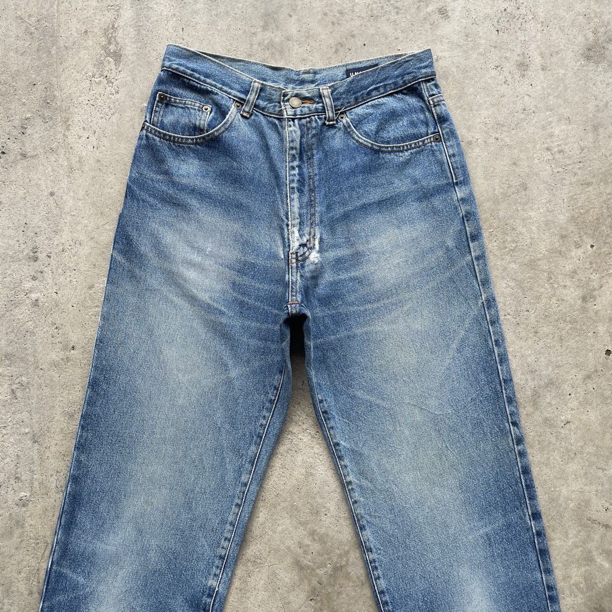 Japanese Brand W29x31.5💥 Vintage Japanese Brand Faded Denim Jeans Pants Size US 29 - 3 Thumbnail