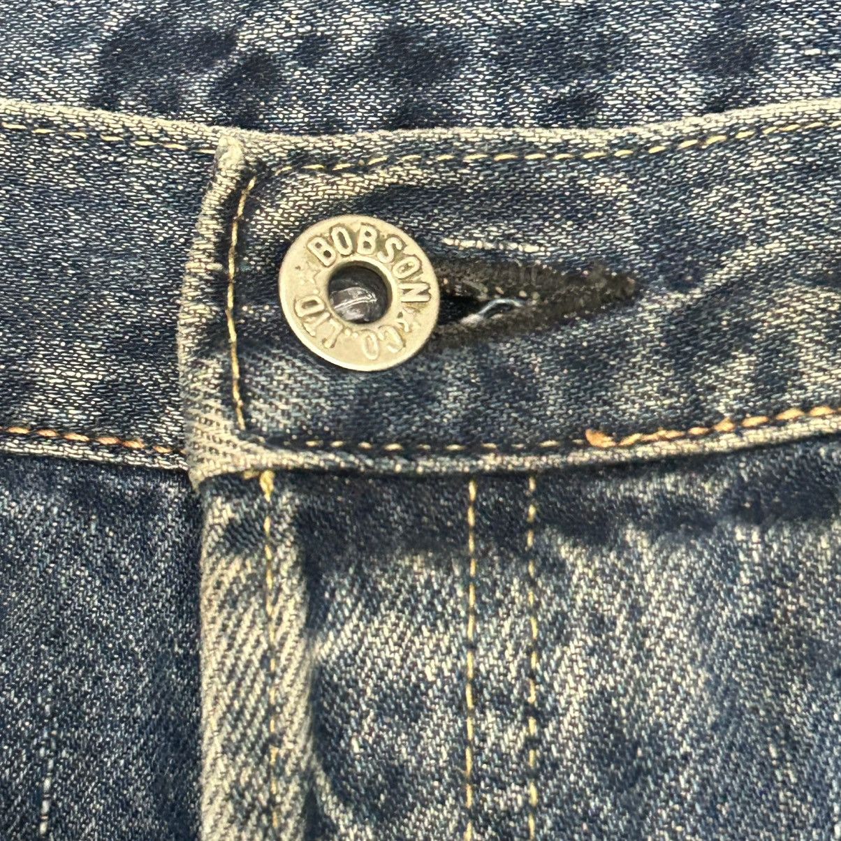 GOSTAR DE FUGA 80s Baggy Bobson Mudwash Selvedge Denim Size US 34 / EU 50 - 14 Thumbnail