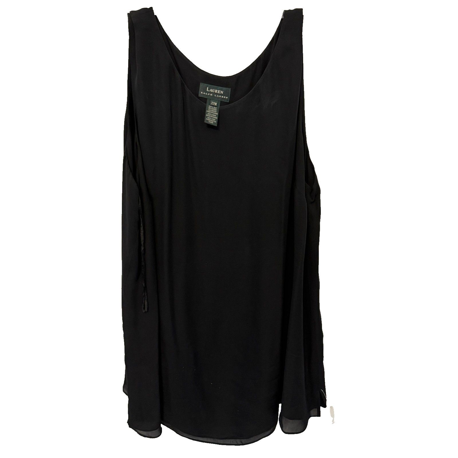 Lauren Ralph Lauren Lauren Ralph Lauren Tank Top Womens 22 Sleeveless Blouse Size 3XL / US 20-22 - 1 Thumbnail