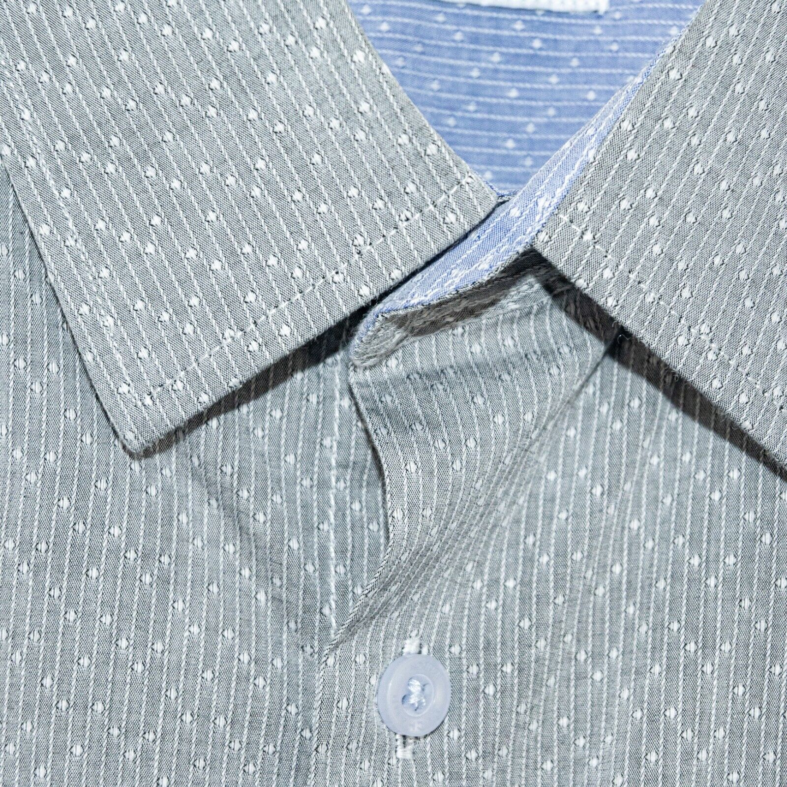 Duchamp DUCHAMP London Tailored Fit Button up Shirt Gray textured Size US L / EU 52-54 / 3 - 6 Thumbnail