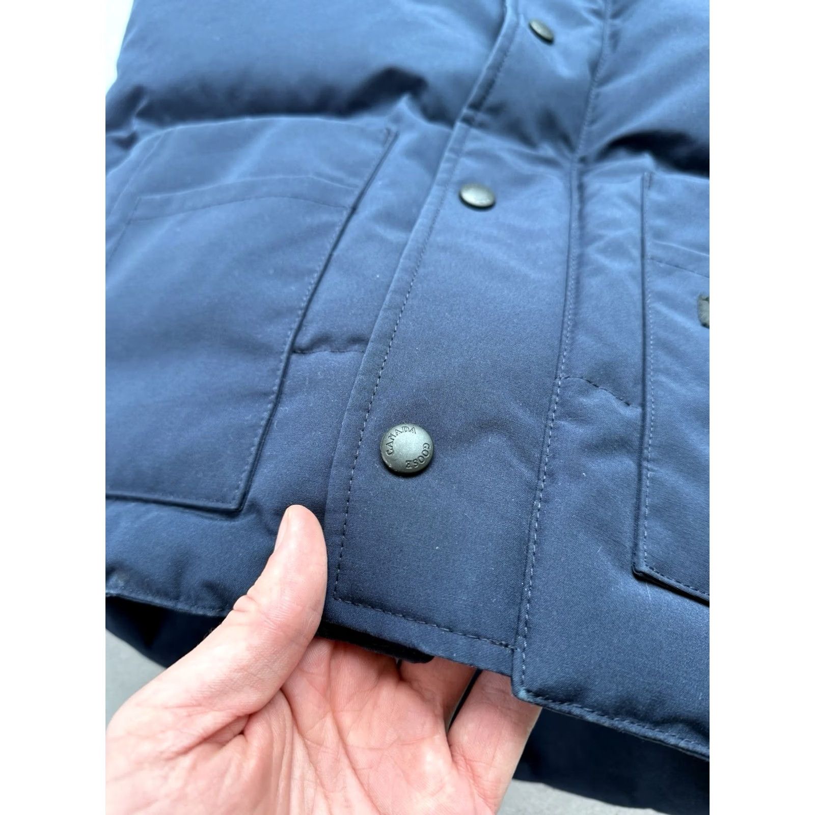 Canada Goose Canada Goose Vest Gilet Outdoor Down Freestyle Blue Men’s S Smoothshell Zip Embroidered Logo Size US S / EU 44-46 / 1 - 7 Thumbnail