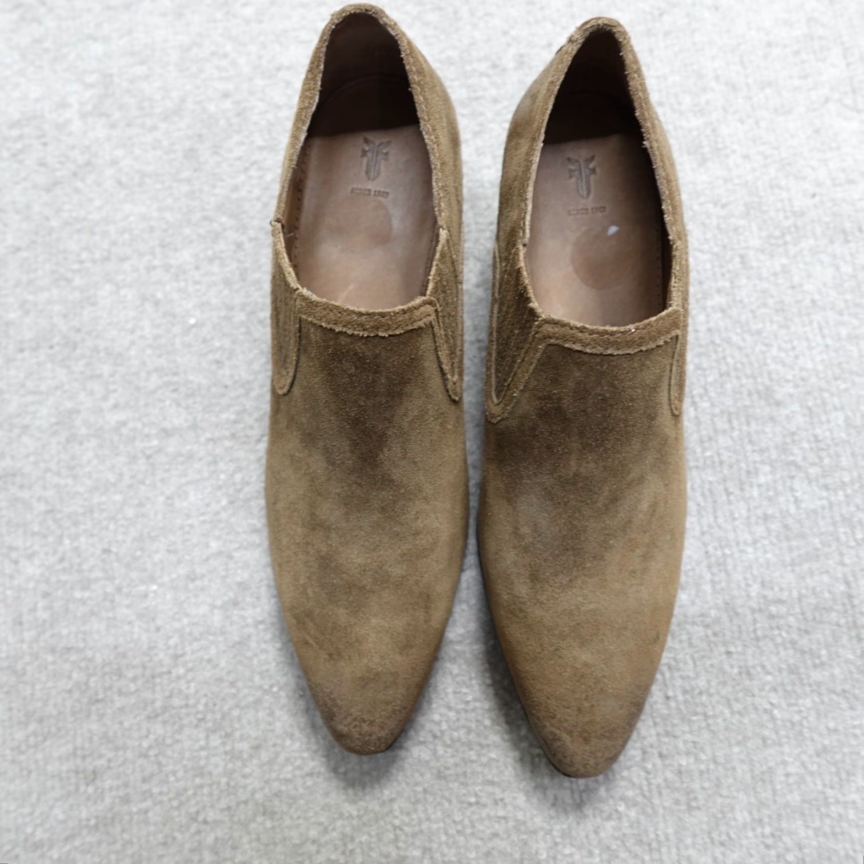 Frye FRYE Booties 8.5 Brown Ankle Suede 1.5" Heel Pointed Toe NEW Bootie Womens Shoes Size US 9 / IT 39 - 3 Thumbnail