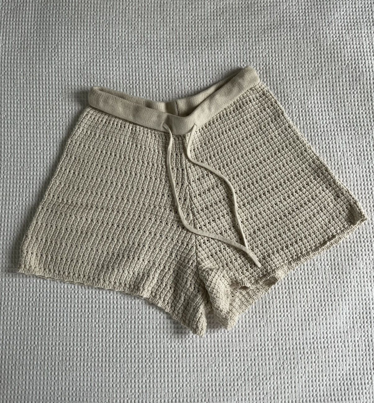 Vintage Crochet Shorts Size 26" / US 2 / IT 38 - 1 Thumbnail