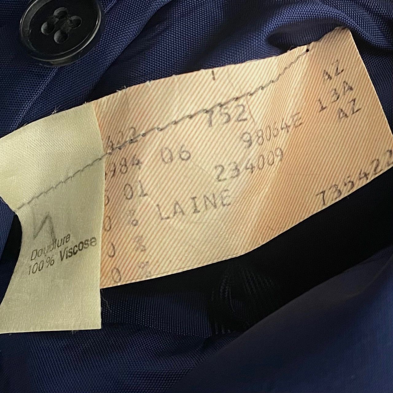 Pierre Balmain Veste De Costume Blazer Vintage 80’s Pierre Balmain Size 42R - 7 Thumbnail
