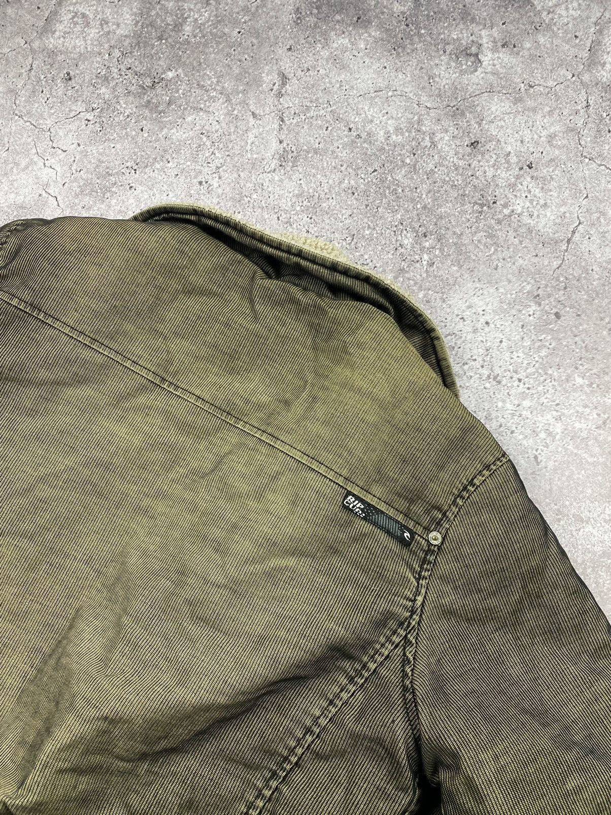 Billabong × Vintage Very Rare❗️Rip curl 90s Vintage Corduroy Sherpa Jacket Size US M / EU 48-50 / 2 - 8 Thumbnail