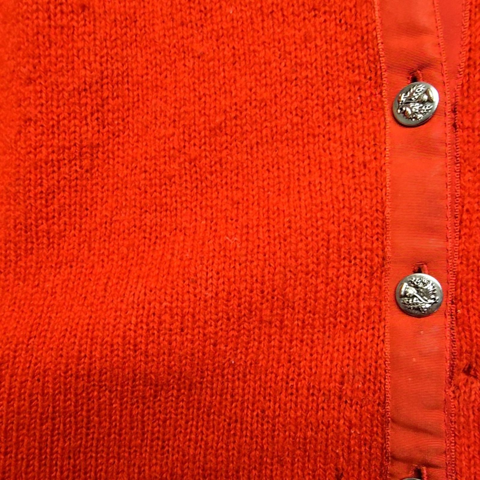 Talbots Vintage Talbots Red Wool Cardigan Button Front Womens M Size M / US 6-8 / IT 42-44 - 4 Thumbnail