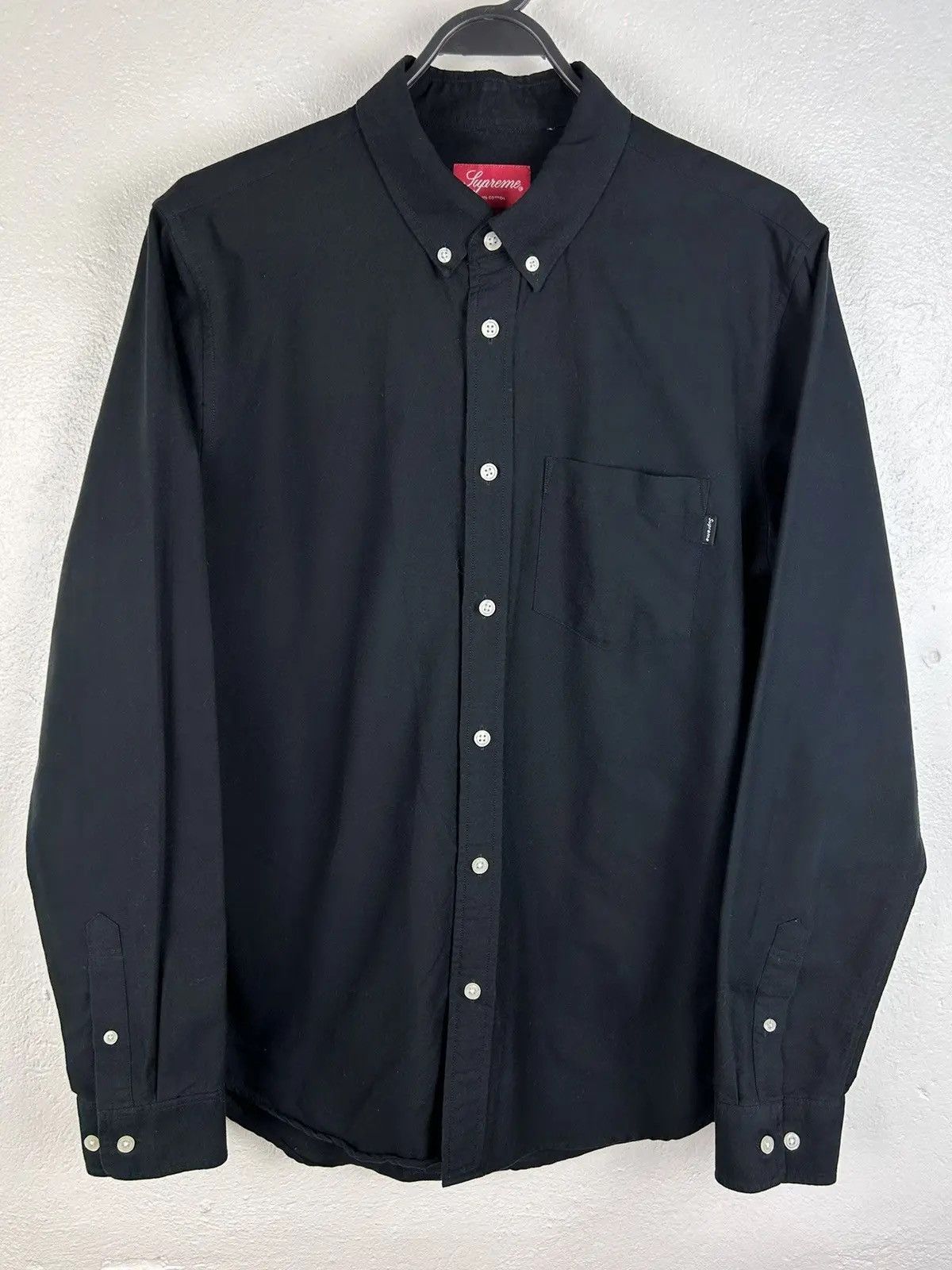 Supreme Supreme FW17 Oxford Shirt Long Sleeve Button Up In Black | Grailed
