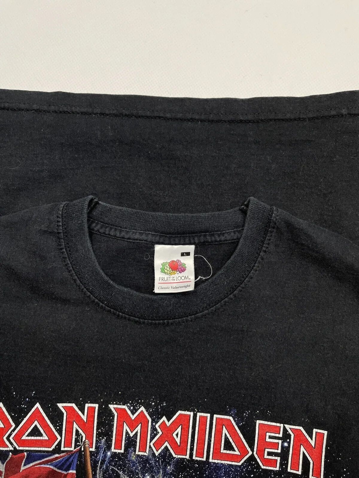 Fruit Of The Loom VINTAGE 2000s Y2K IRON MAIDEN DOWNLOAD FESTIVAL 2007 SHIRT Size US L / EU 52-54 / 3 - 4 Thumbnail