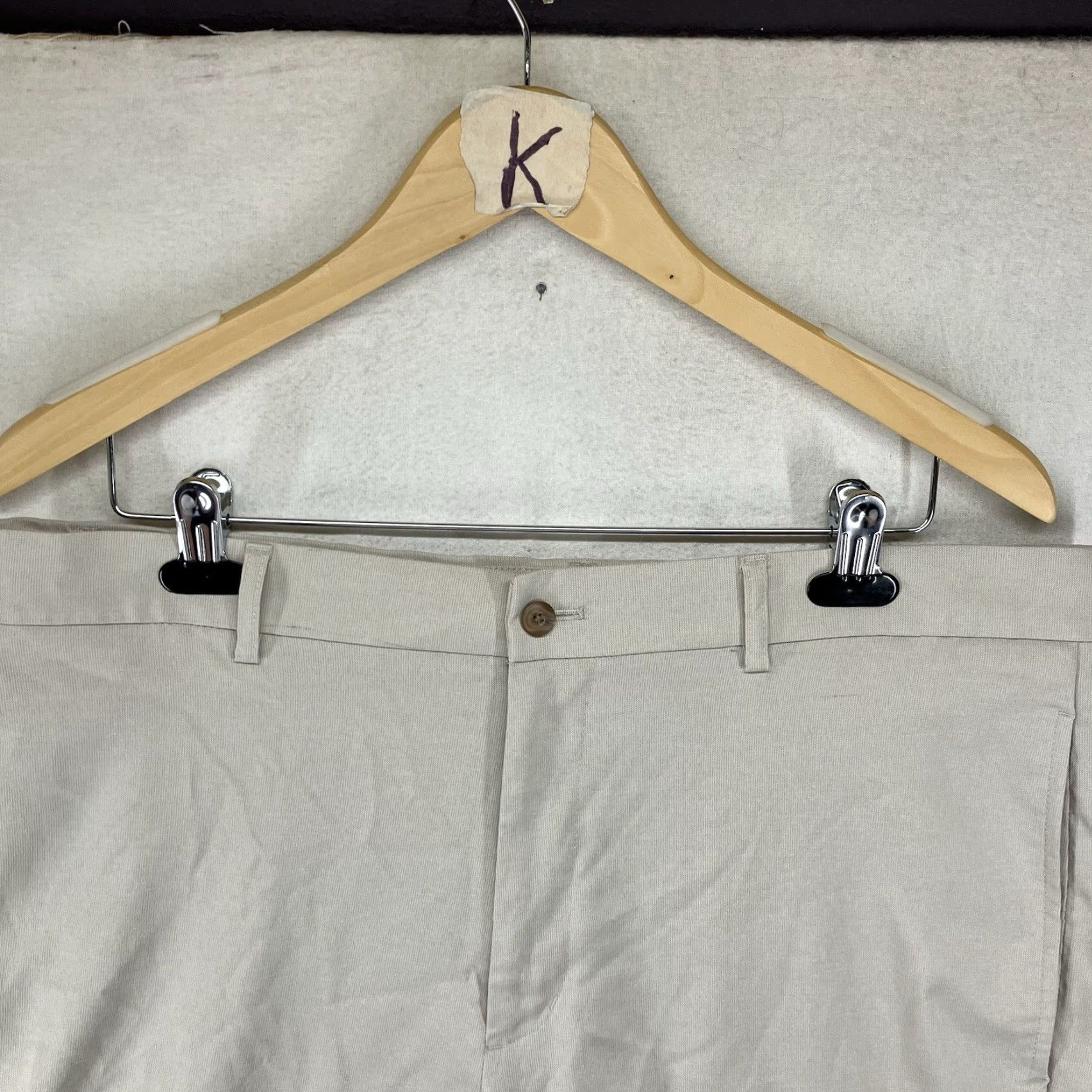 Vintage Walter Hagen Essentials Golf Shorts Men’s 36 (37x10) Light Khaki Stretch Size US 36 / EU 52 - 3 Thumbnail