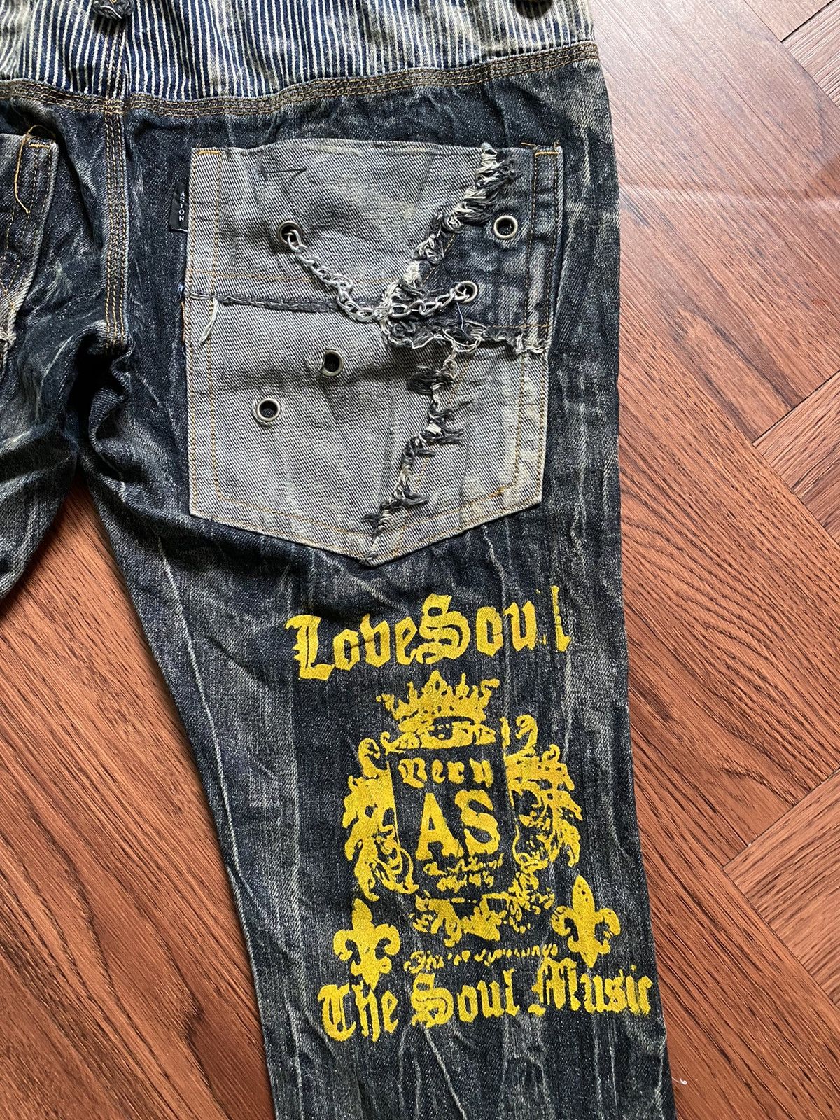 If Six Was Nine × Japanese Brand Aston Double Waist Jeans Size US 34 / EU 50 - 6 Thumbnail