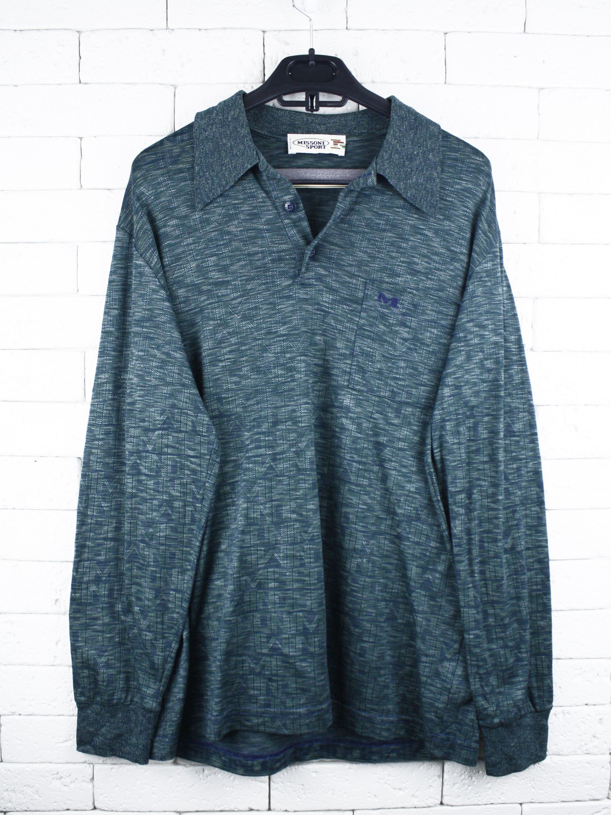 Missoni Missoni Sport Vintage Long Sleeve Polo Size US M / EU 48-50 / 2 - 1 Thumbnail