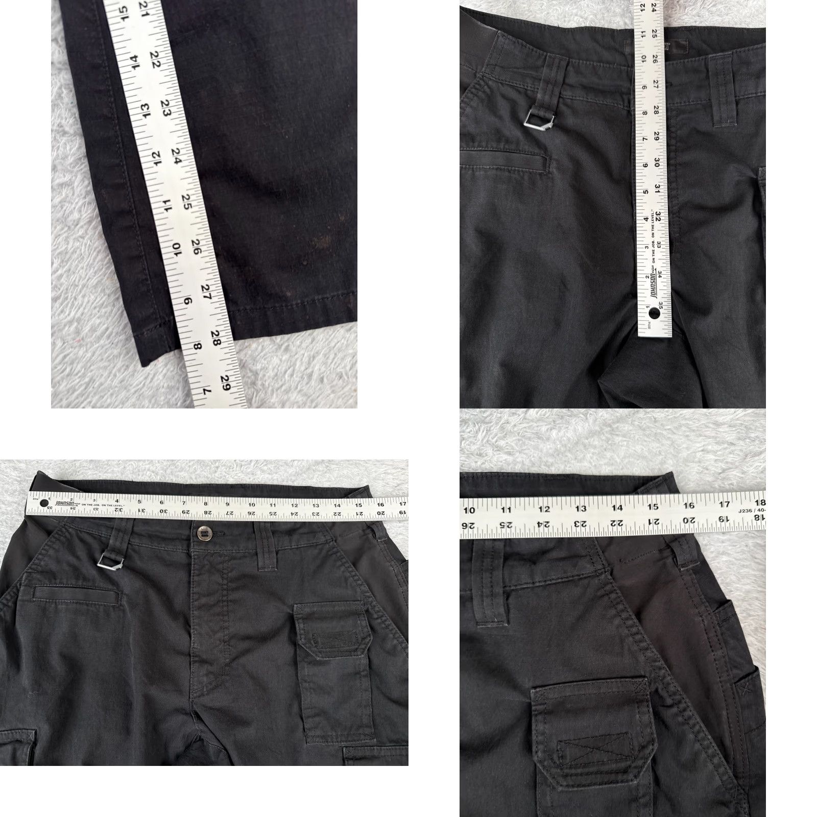 Vintage 5.11 Tactical Series Mens 32 Black Double Knee Taclite Pro Cargo Pants LEO 32x30 Size US 32 / EU 48 - 8 Thumbnail