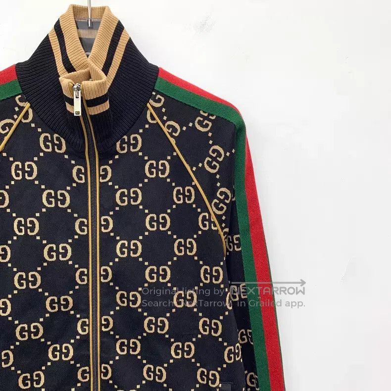 Gucci Gucci 22 color-blocking logo jacquard full print cotton st Size US XS / EU 42 / 0 - 3 Thumbnail