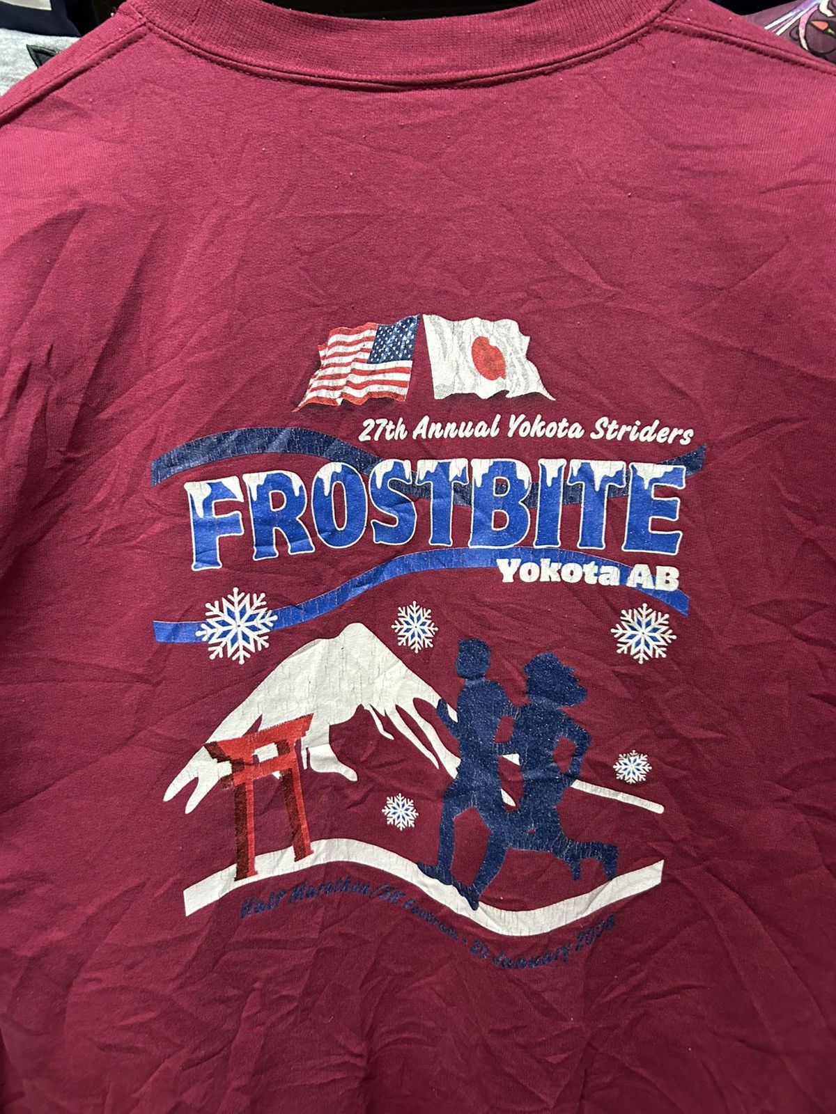Japanese Brand × Other × Vintage Vintage Yokota Strides Running Club Frosbite Size US M / EU 48-50 / 2 - 4 Thumbnail