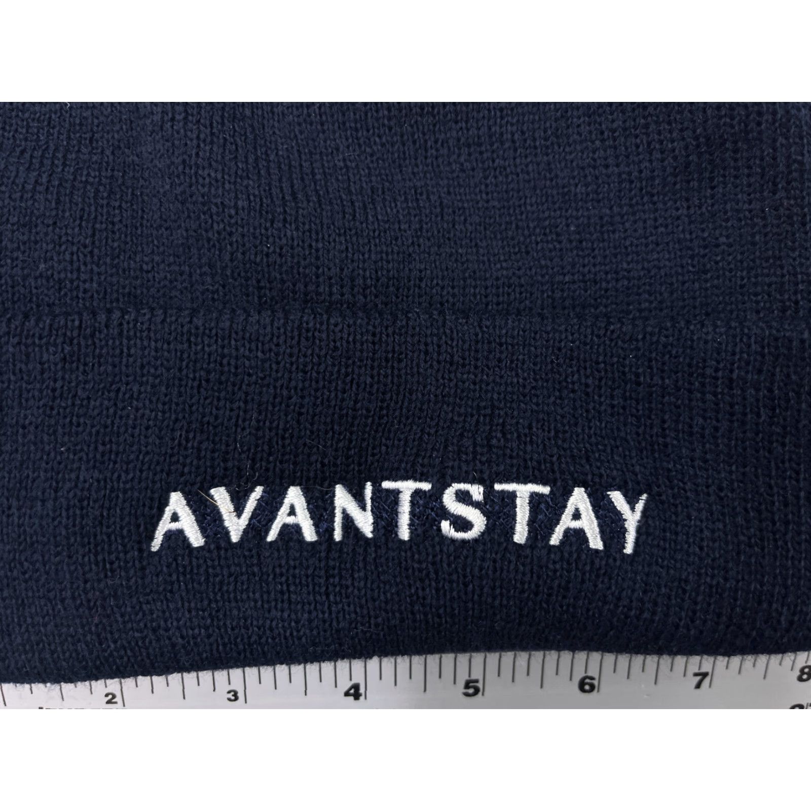 Vintage AvantStay Beanie Toque Adult One Size Blue Knit 100% Acrylic Snow Ski Made USA Size ONE SIZE - 2 Thumbnail