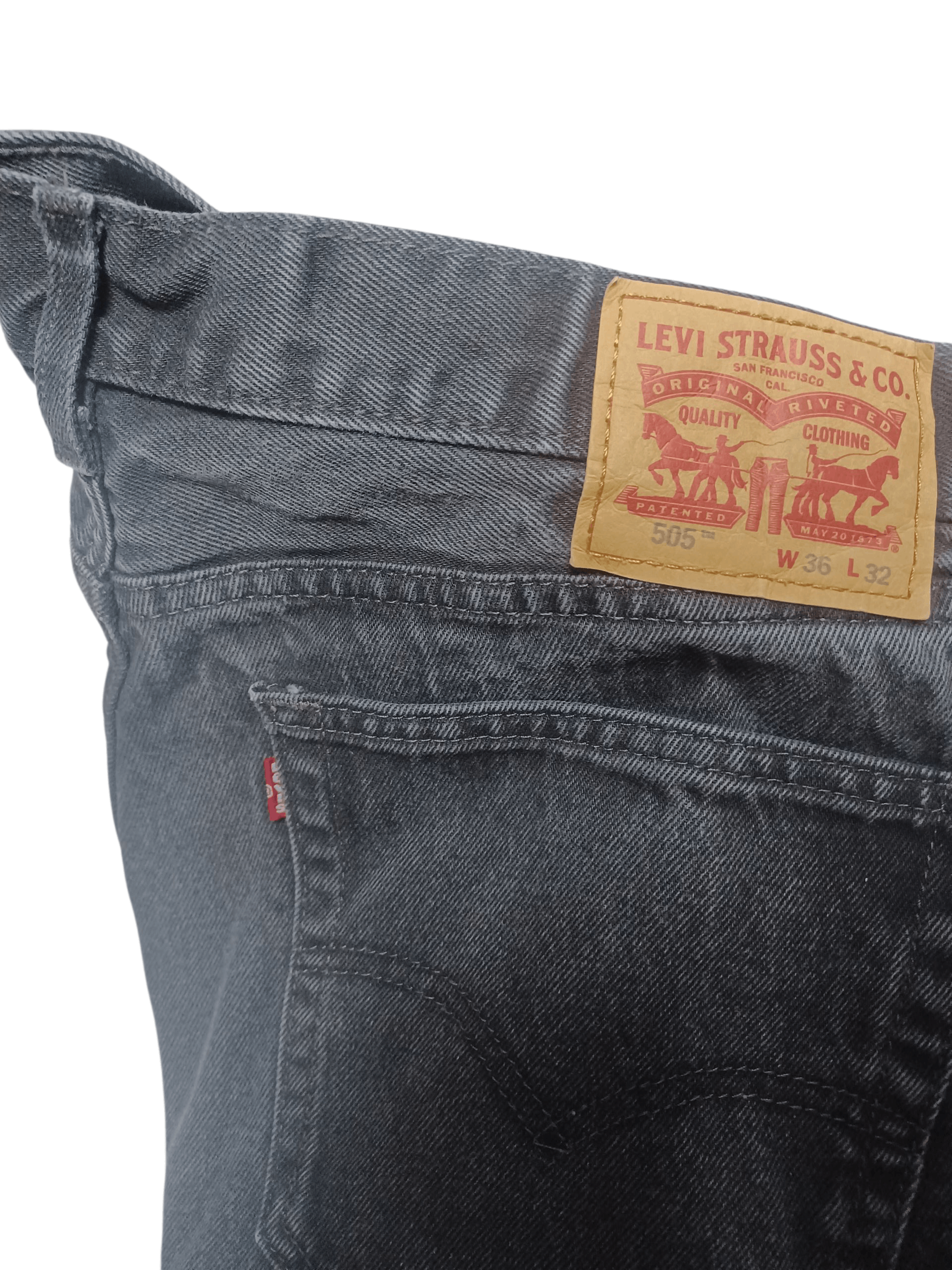 Levi's LEVIS 505 W36 L32 JEANS DENIM VINTAGE HEAVY COTTON Size US 36 / EU 52 - 3 Thumbnail