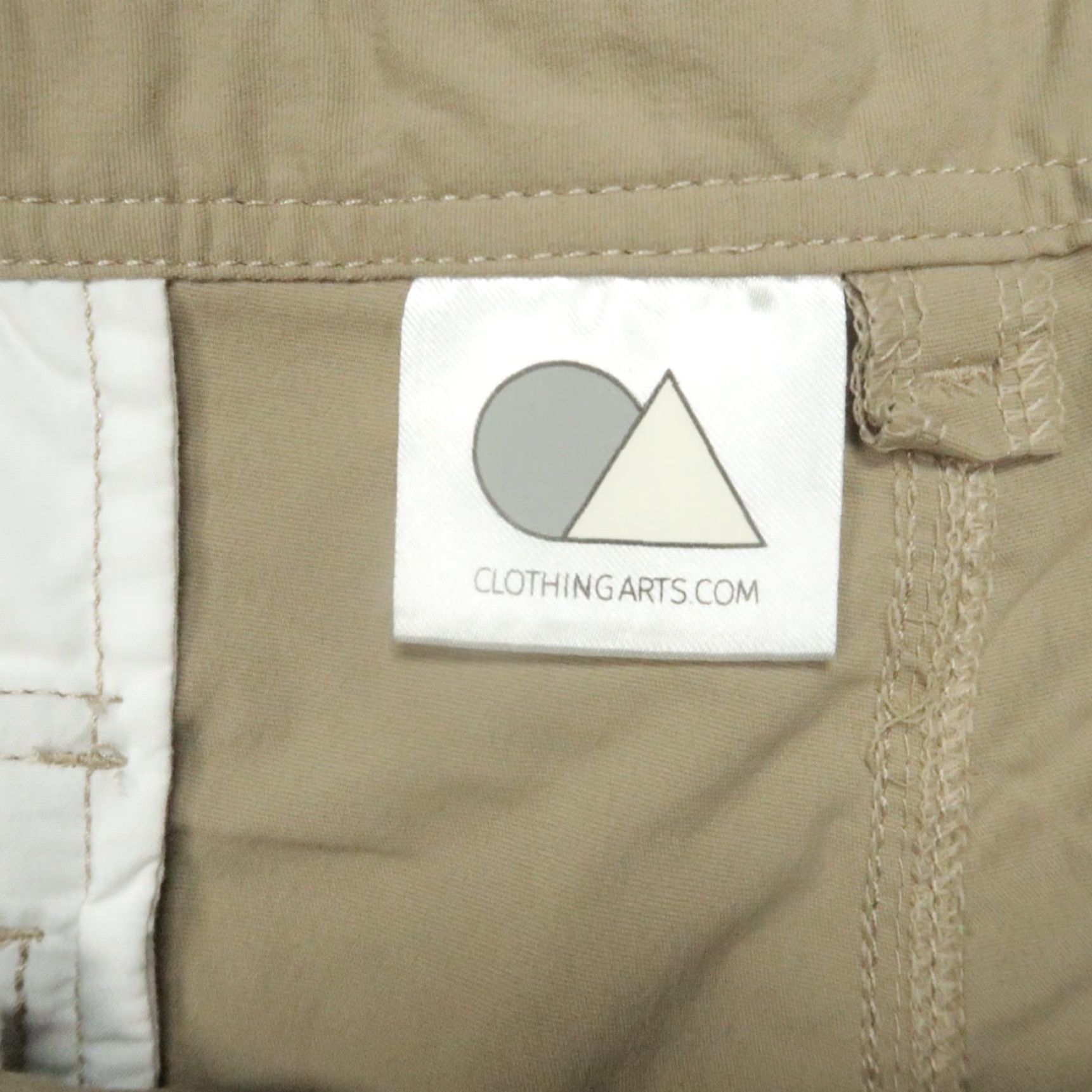 Vintage Clothing Arts Pants Womens 18 Khaki Tan Travel Hiking Outdoor Cargo Pockets Stretch Beige Beige? Size 40" / US 18 - 4 Thumbnail