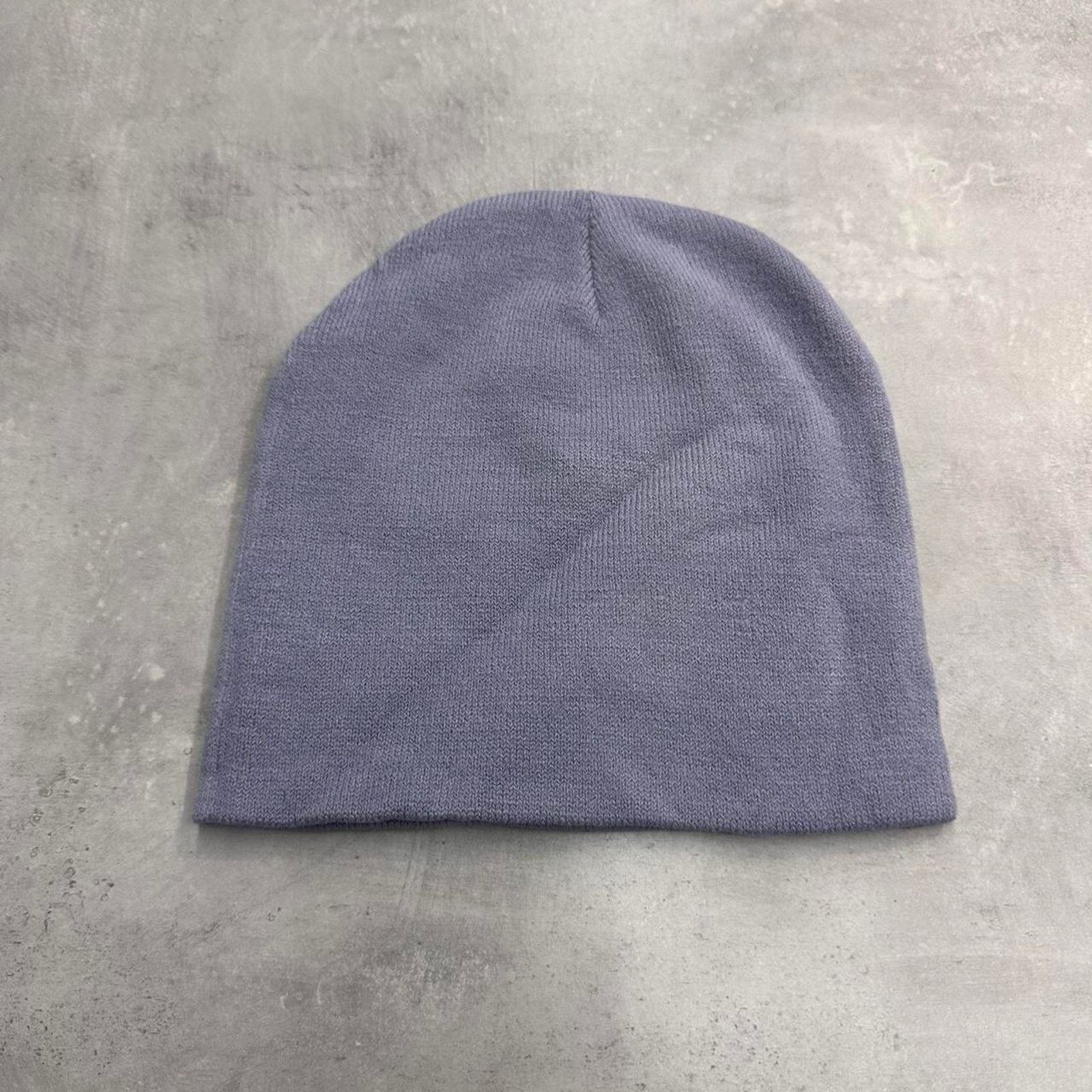 Vintage Grey and Black Crosses Acrylic Graphic Beanie Hat Size ONE SIZE - 3 Thumbnail