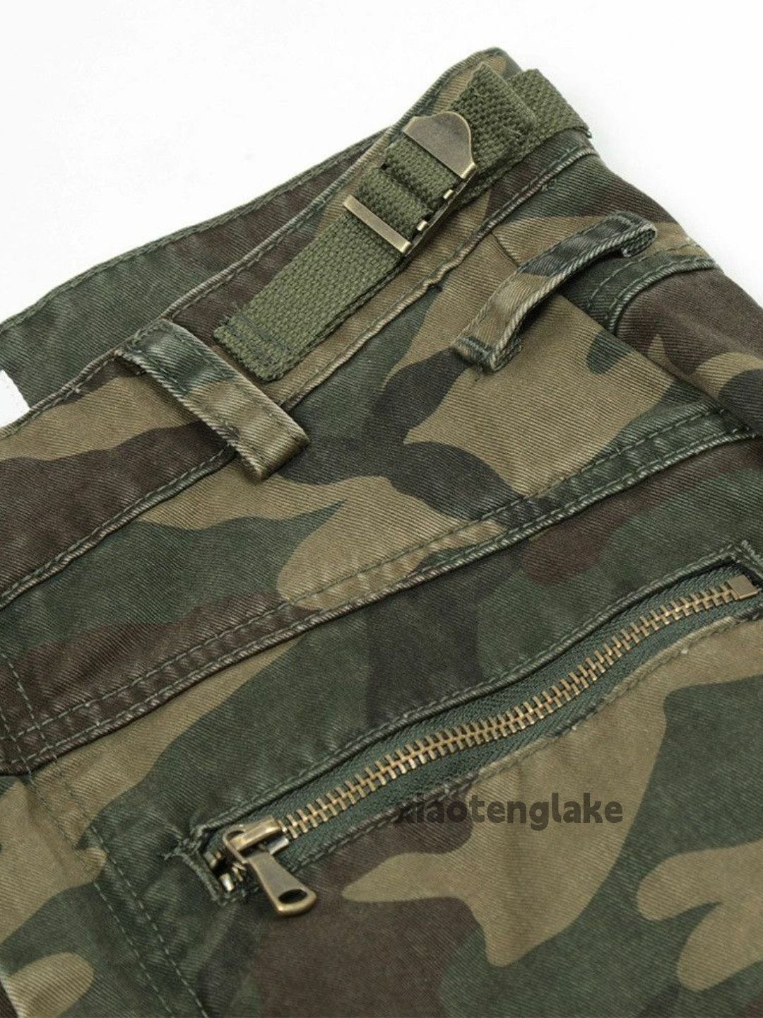 Designer × Japanese Brand × Vintage washed faded cleanfit yuppie bootcut camo cargo pants Size US 28 / EU 44 - 3 Thumbnail
