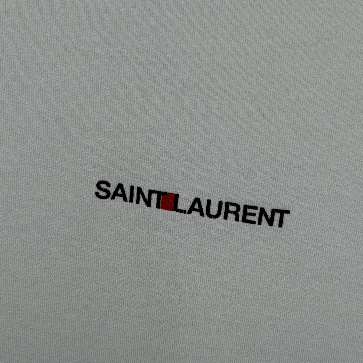 Saint Laurent Paris Saint Laurent Paris logo tee shirt Size US L / EU 52-54 / 3 - 6 Thumbnail