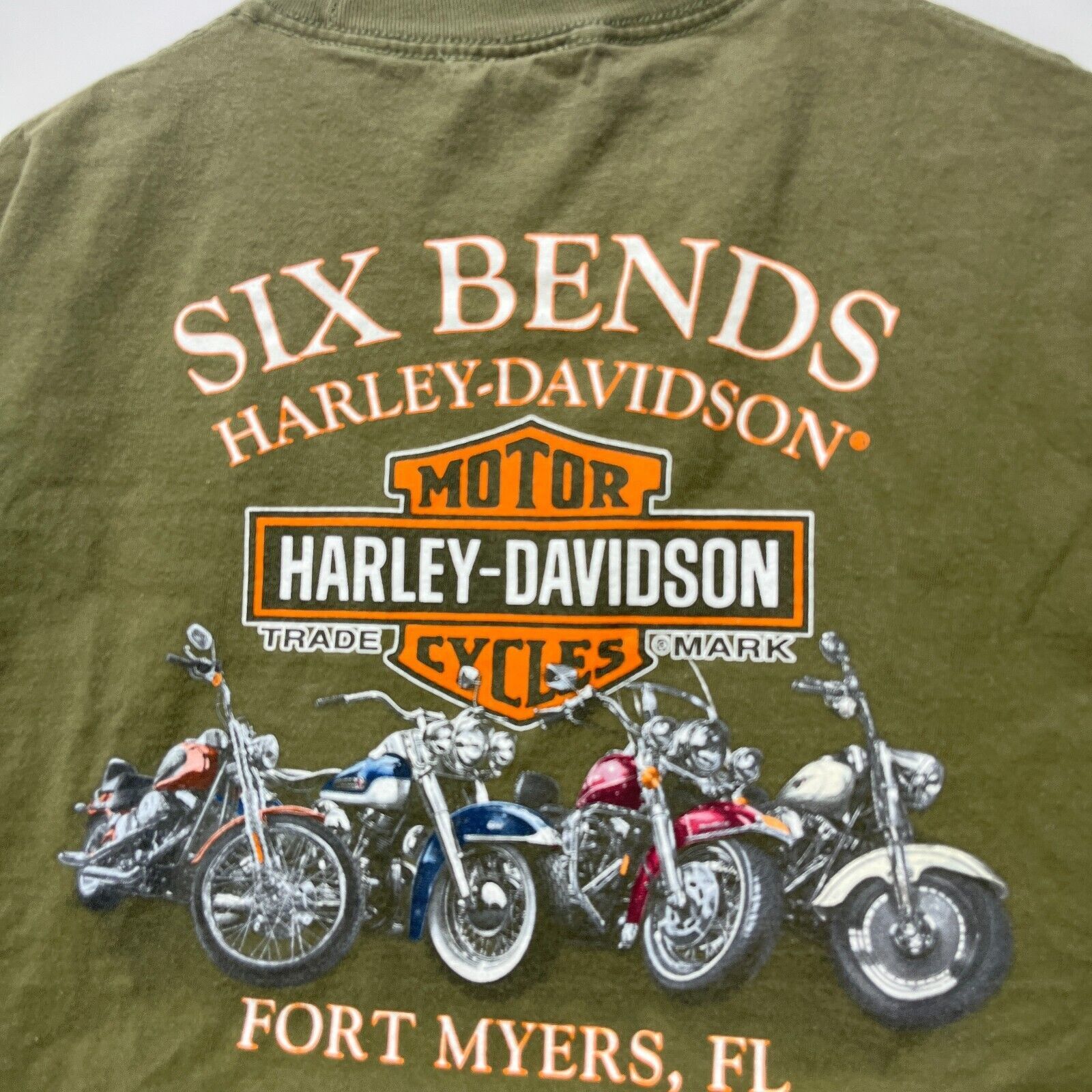 Vintage Vintage Harley Davidson Florida Motorcycle T-shirt Large Size US L / EU 52-54 / 3 - 3 Thumbnail