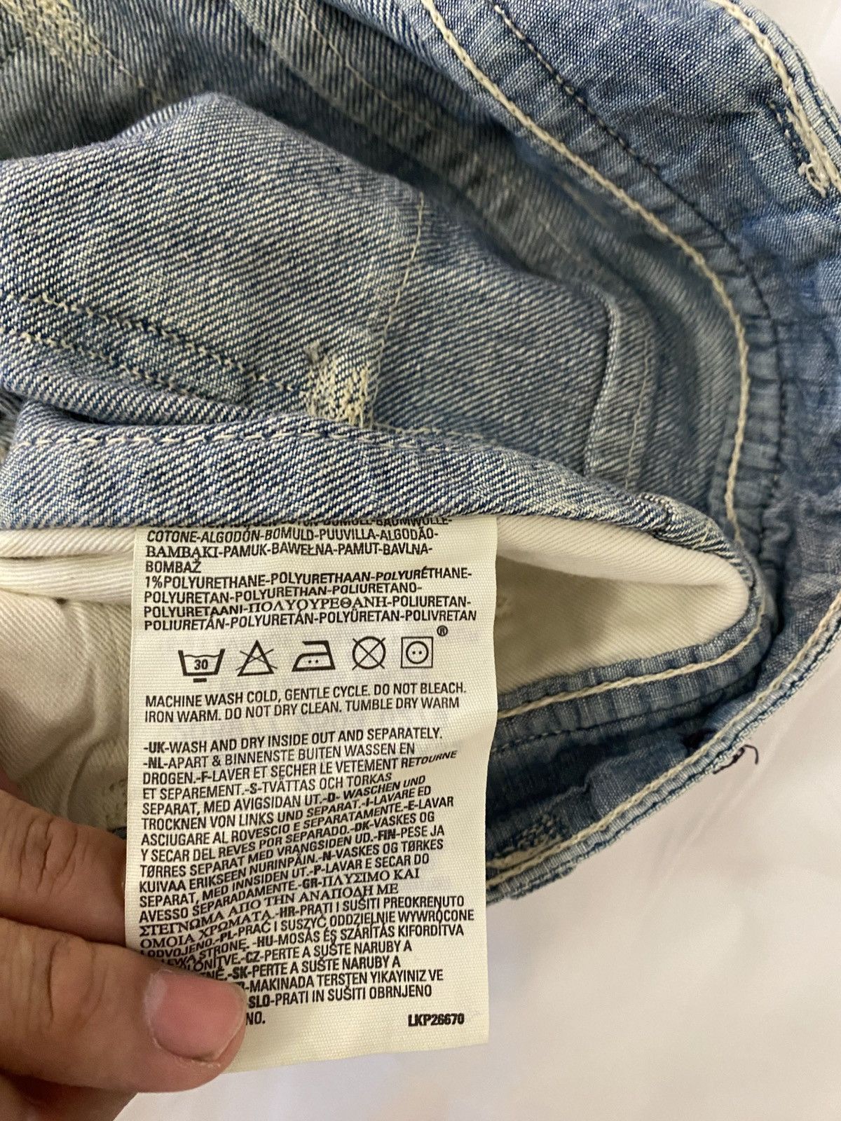 Levi's Levis very rare billy joe Size US 30 / EU 46 - 6 Thumbnail