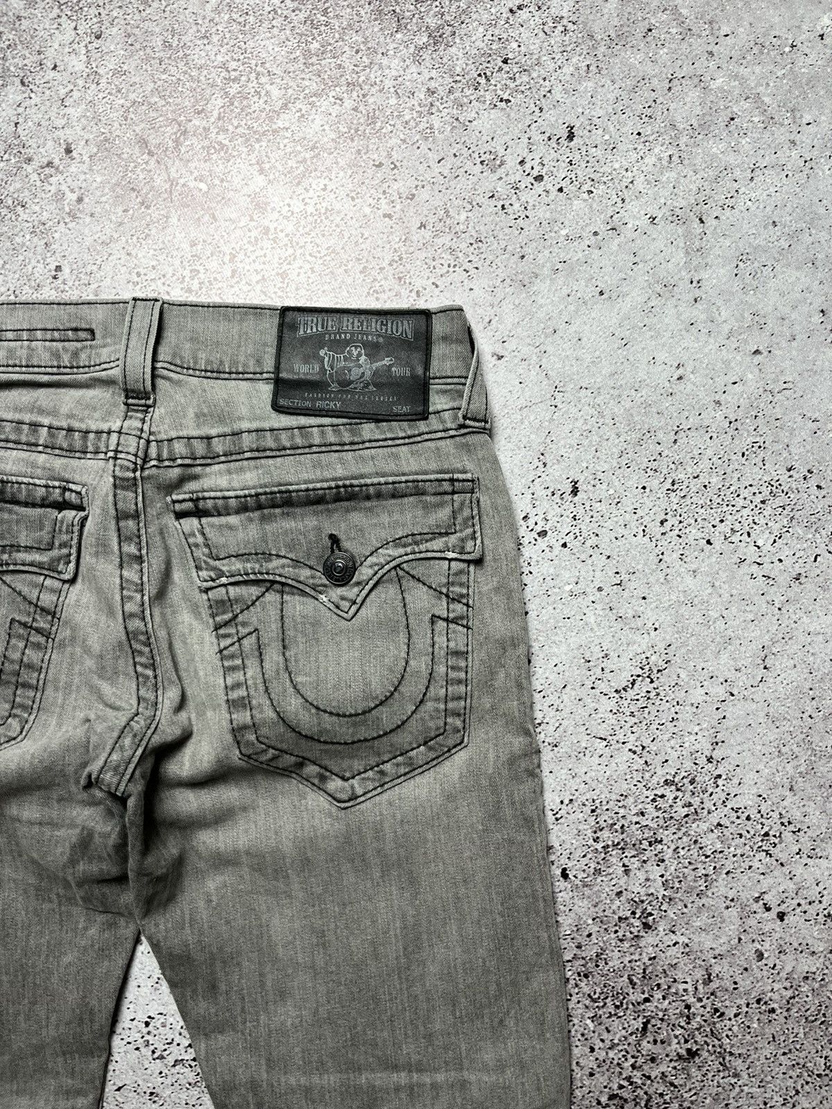 True Religion × Vintage 👖TRUE RELIGION JEANS RICKY SUPER T USA VINTAGE 90s Size US 30 / EU 46 - 3 Thumbnail