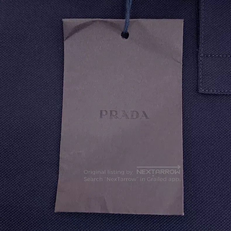 Prada Prada Dark blue cotton lapel single-breasted short-sleeved Size US M / EU 48-50 / 2 - 6 Thumbnail