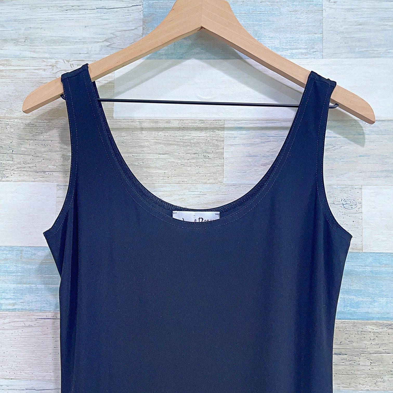 Joseph Ribkoff Joseph Ribkoff Stretchy Tank Dress Black Scoop Sleeveless 10 Size L / US 10 / IT 46 - 2 Thumbnail