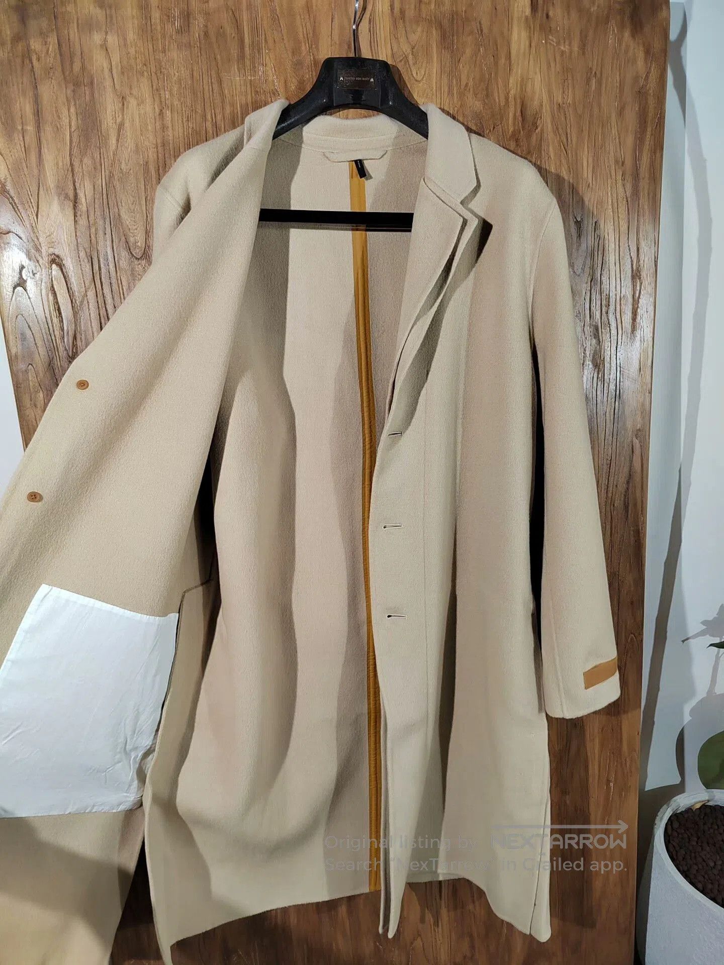 Helmut Lang Helmut Lang Wool Blend Overcoat. Size L / US 10 / IT 46 - 3 Thumbnail