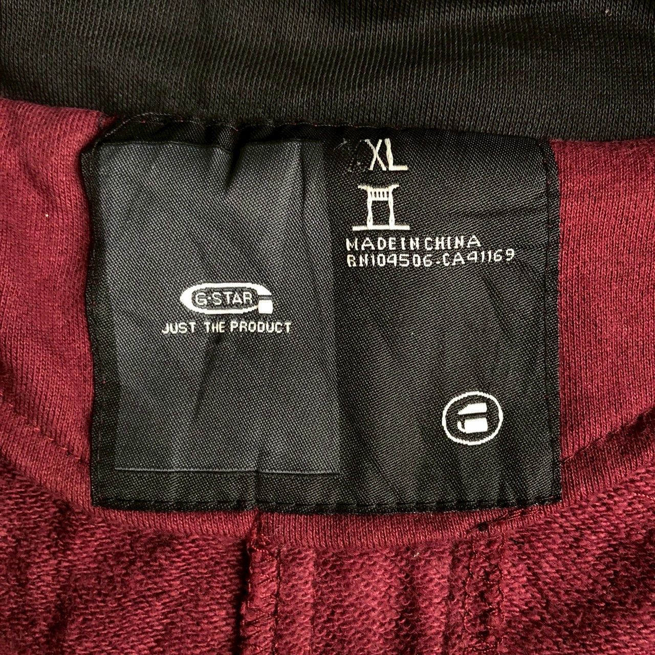 G-Star Vintage Y2K G-Star Raw Full Zip Hoodie Burgundy Size US XL / EU 56 / 4 - 5 Thumbnail