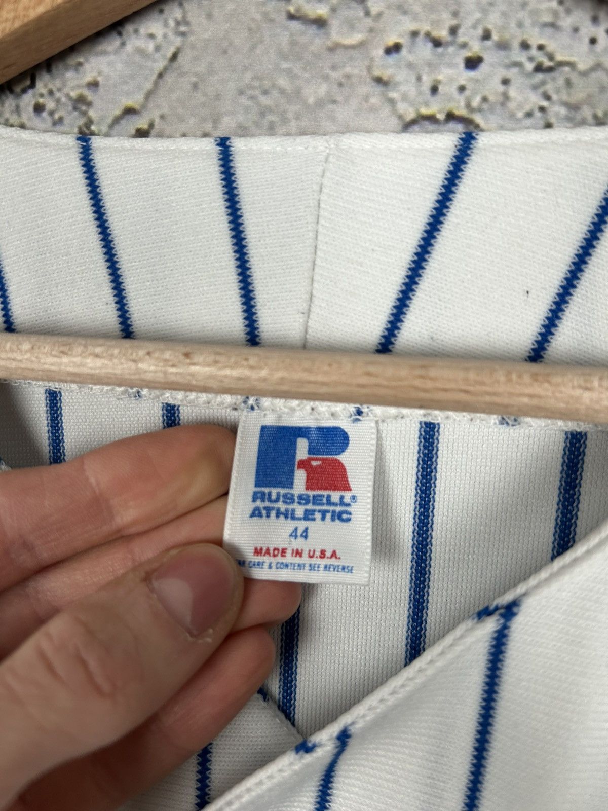 MLB Vintage New York Mets Russell Athletic 90s Rare MLB Jersey Size US L / EU 52-54 / 3 - 7 Thumbnail