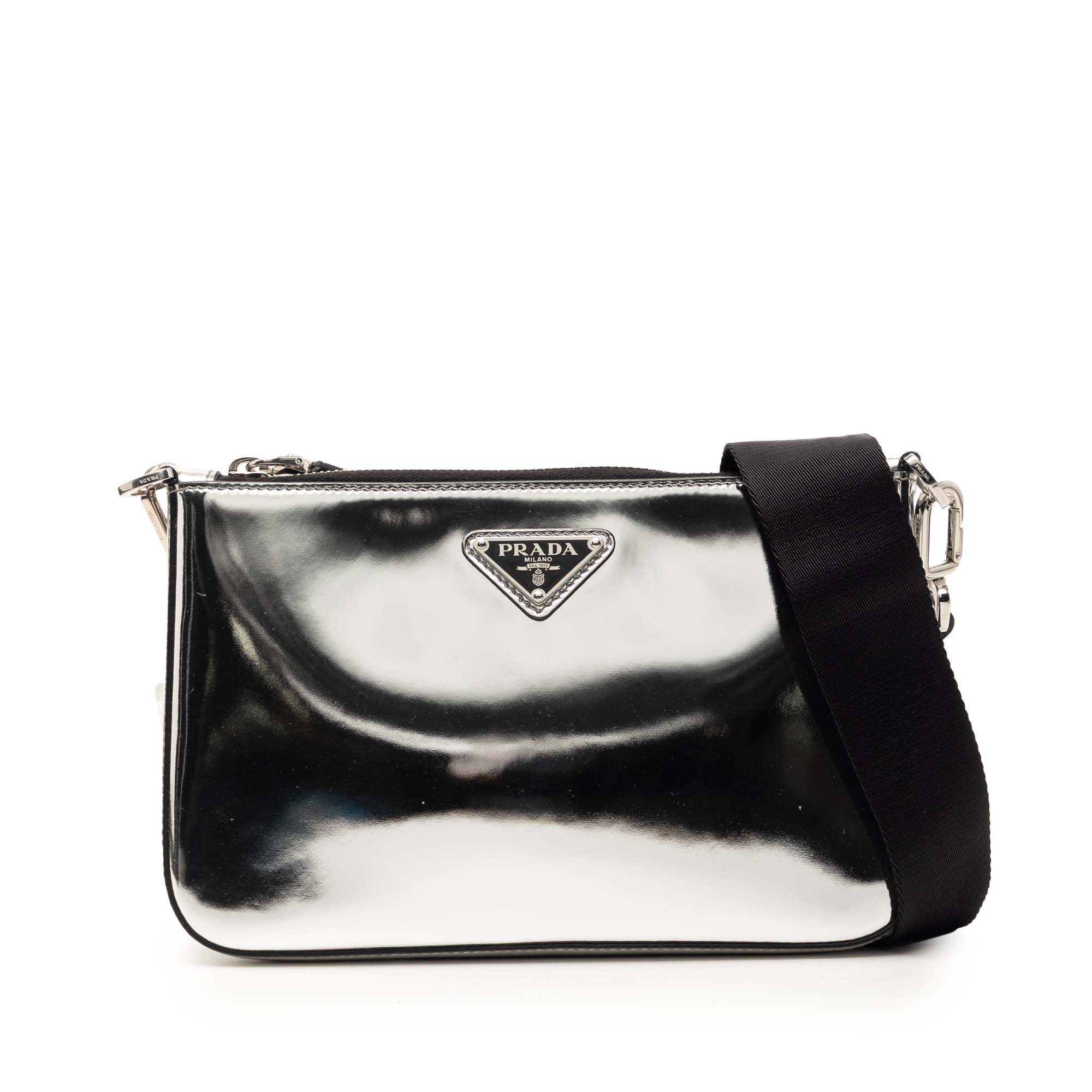 Prada Brushed Leather Re Edition Zip Messenger Bag Size ONE SIZE - 1 Thumbnail