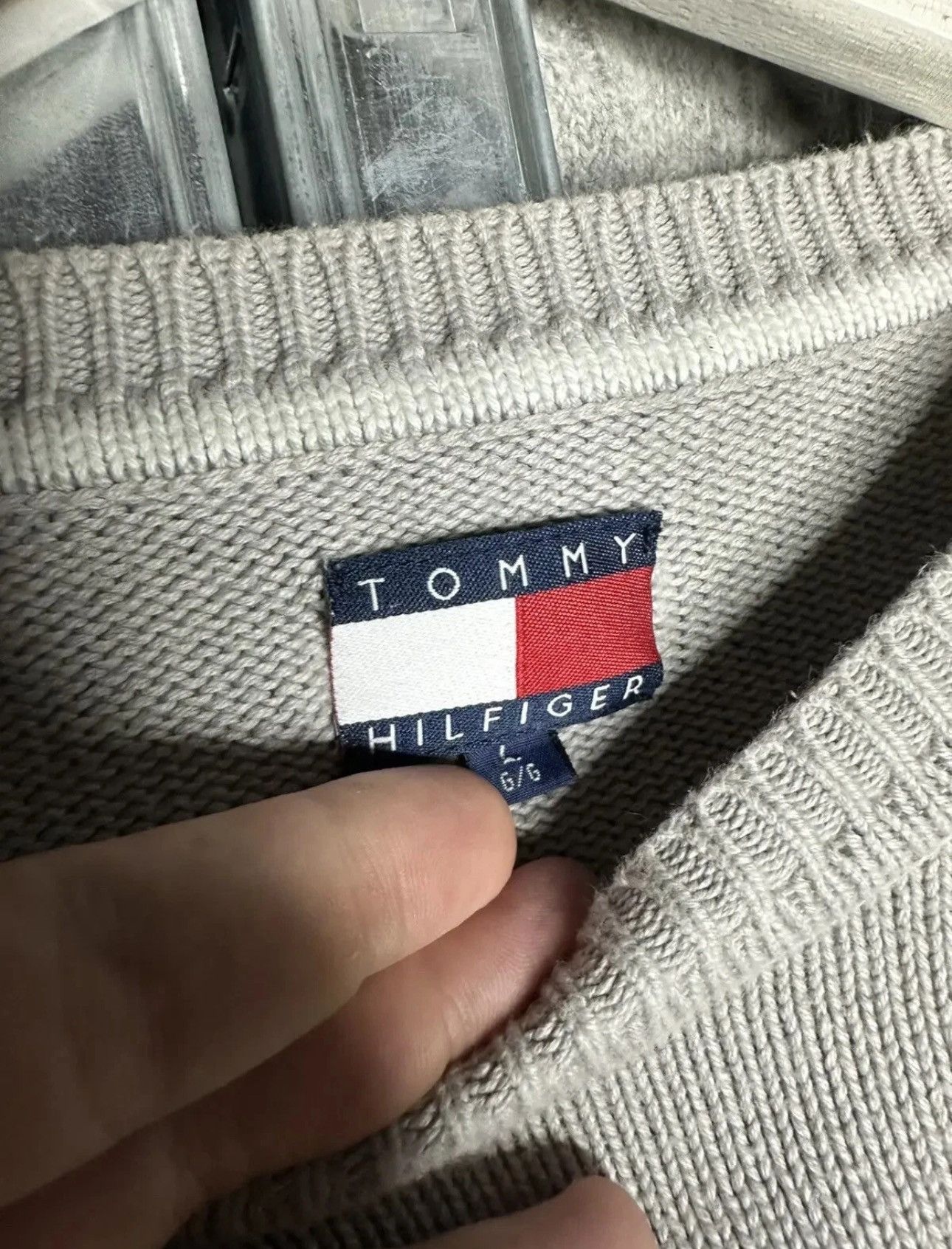 Tommy Hilfiger Tommy Hilfiger Vintage Cotton Knit Sweater Man’s L Size US L / EU 52-54 / 3 - 4 Thumbnail