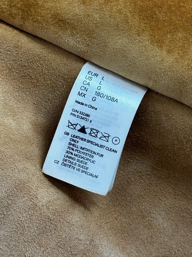 Maison Margiela 2000s Maison Margiela H&M Shearling Beige Reversible Long Jacket Size US M / EU 48-50 / 2 - 16 Thumbnail
