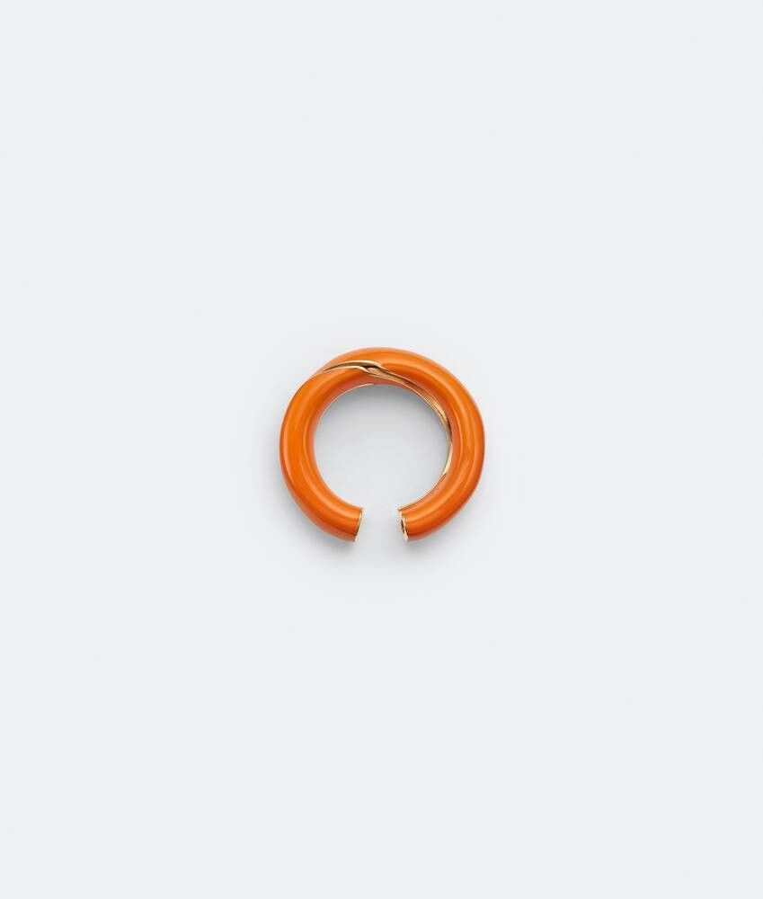 o1n1vont0425 Size: 19 / Fold Ring in Tangerine
