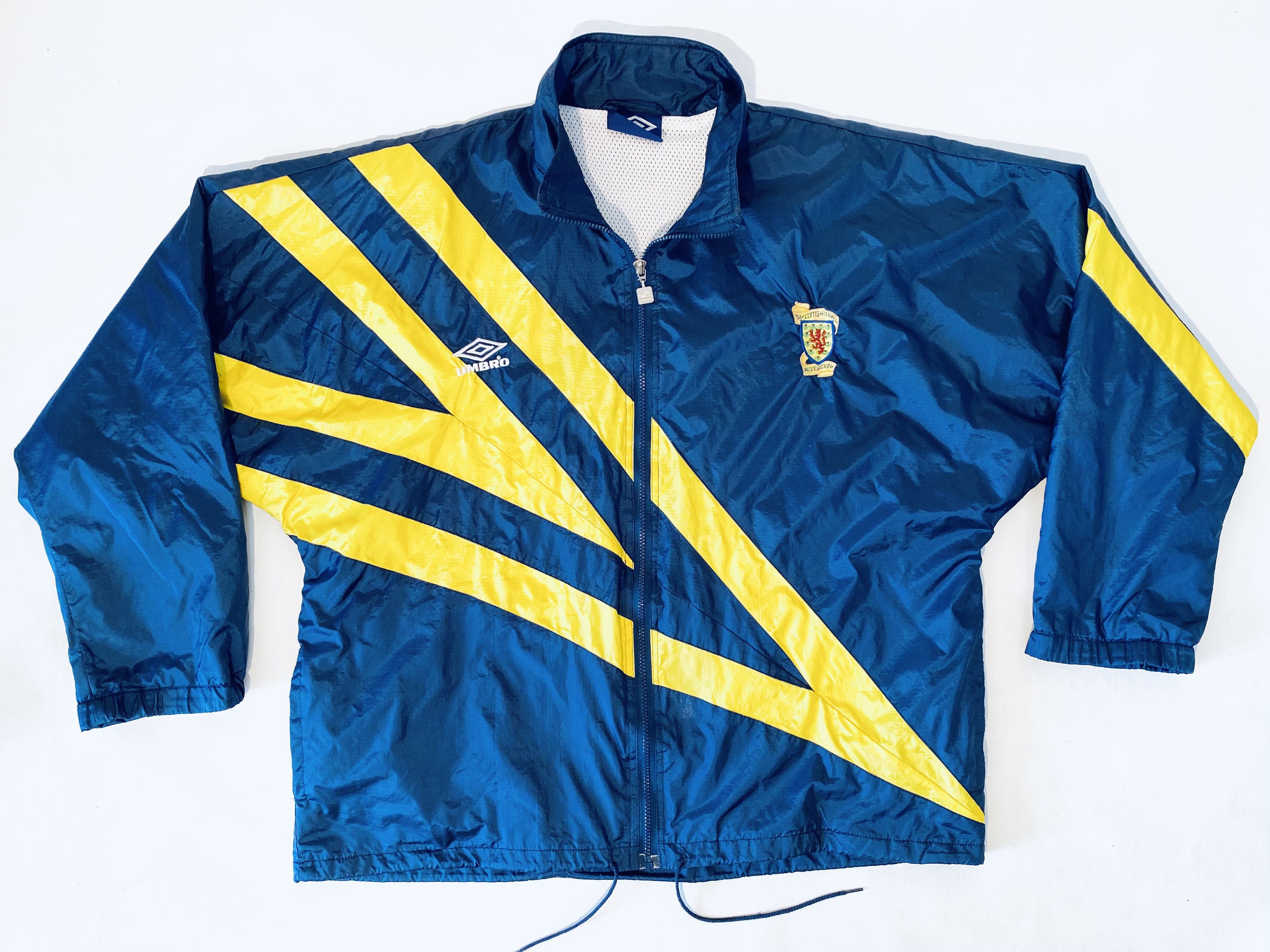 Umbro Scotland Euro 92 National Training Jacket 1992 Size US XL / EU 56 / 4 - 3 Thumbnail
