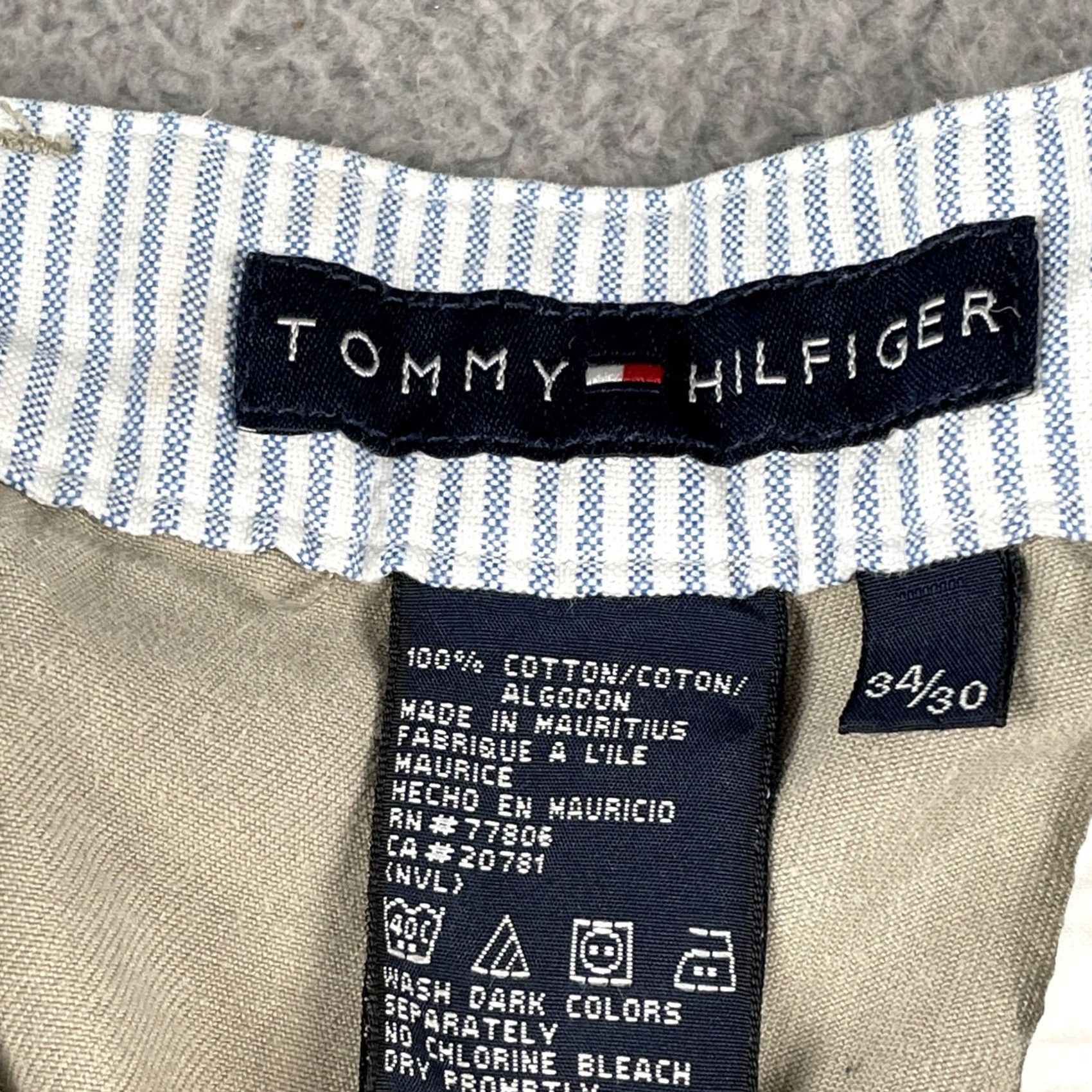 Tommy Hilfiger Vtg Tommy Hilfiger Chino Pants Mens 30x28 Beige Cotton Regular Inseam 28 Athletic Casual Retro Preppy Size US 30 / EU 46 - 5 Thumbnail
