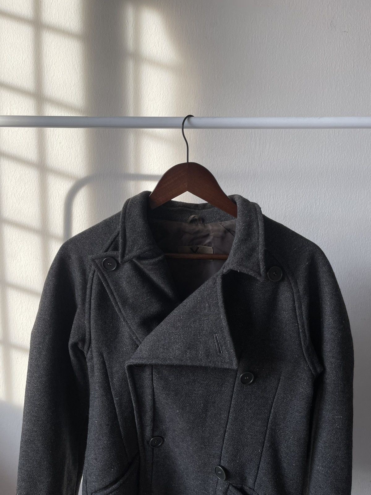 Yohji Yamamoto Rare 80s Yohji Yamamoto Asymmetrical Jacket Size US S / EU 44-46 / 1 - 12 Thumbnail