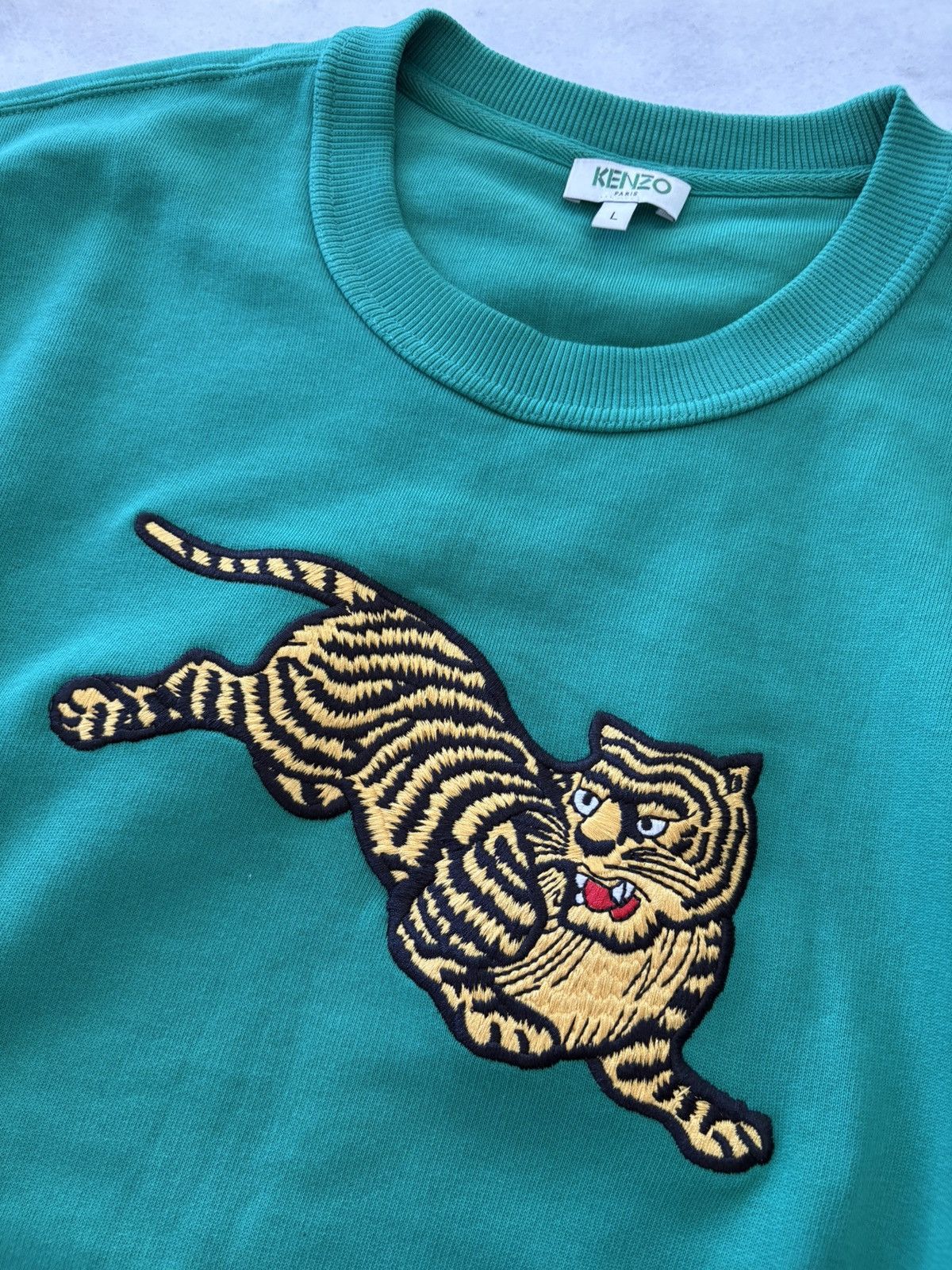 Kenzo Kenzo Paris jumping tiger sweater - Large Size US L / EU 52-54 / 3 - 2 Thumbnail
